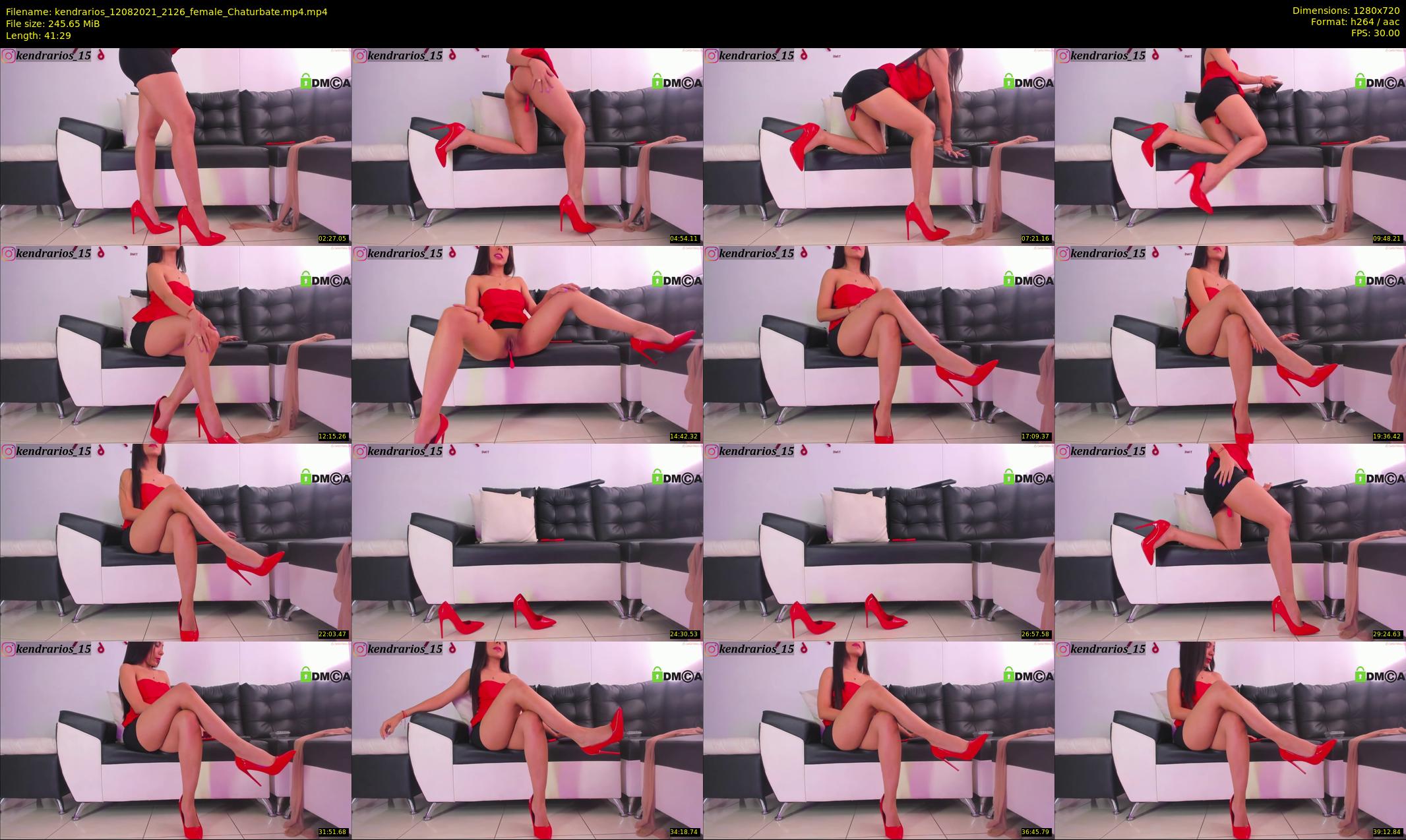 kendrarios — 42 minute Chaturbate female cam show recording, 720p, Aug 12, 2021