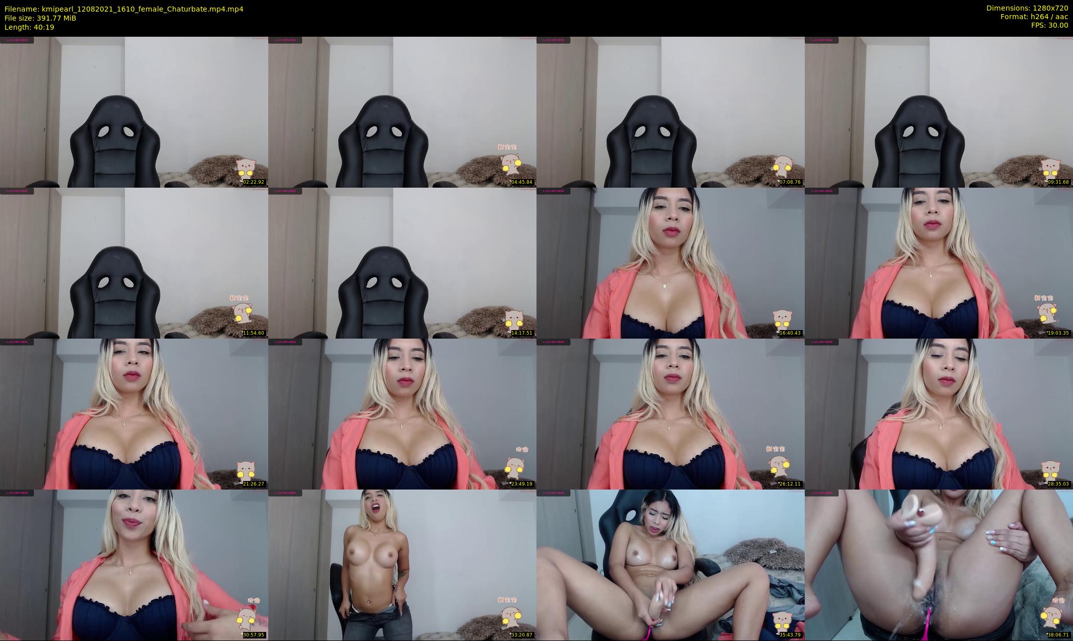 kmipearl — 41 minute Chaturbate female cam show recording, 720p, Aug 12, 2021