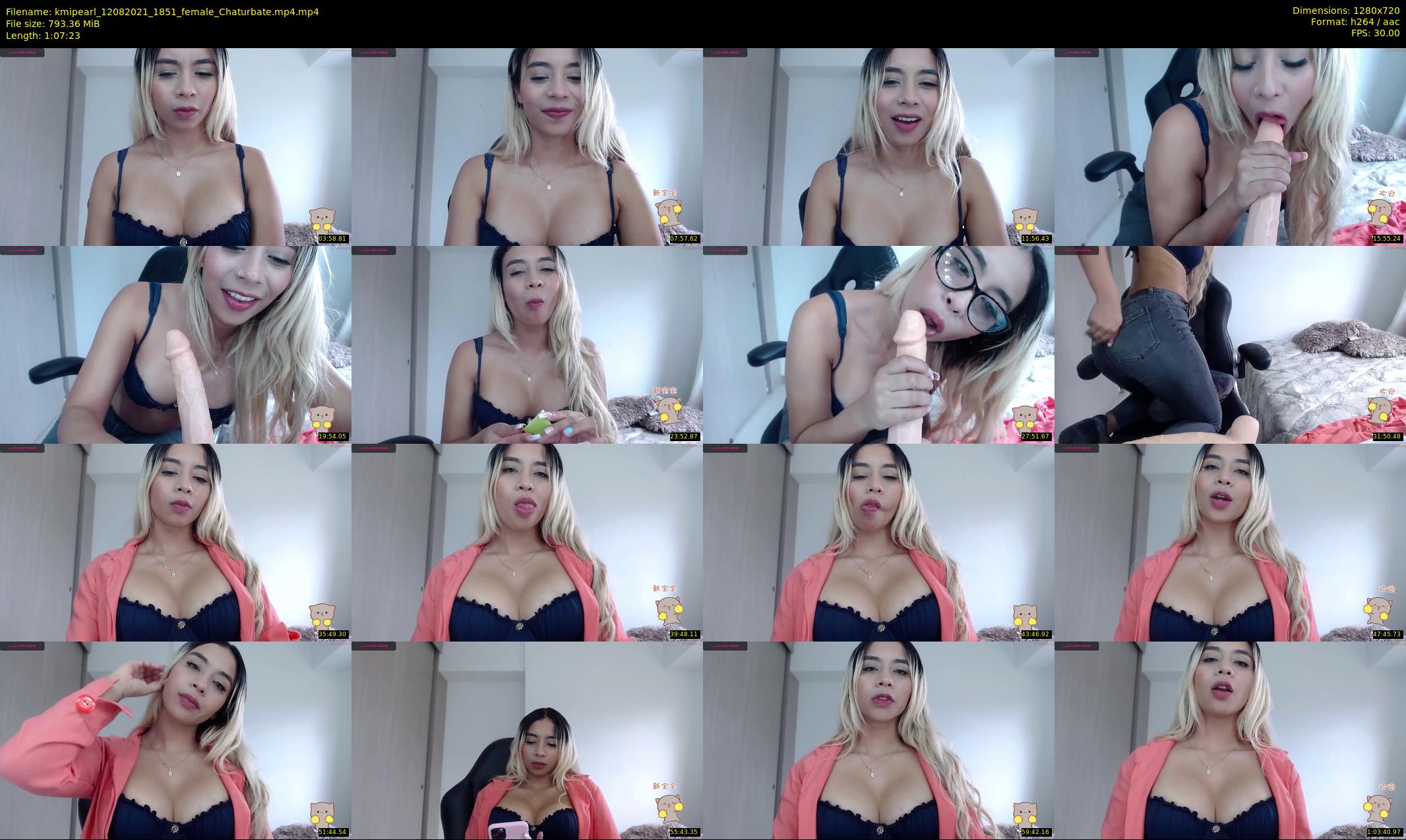 kmipearl — 68 minute Chaturbate female cam show recording, 720p, Aug 12, 2021