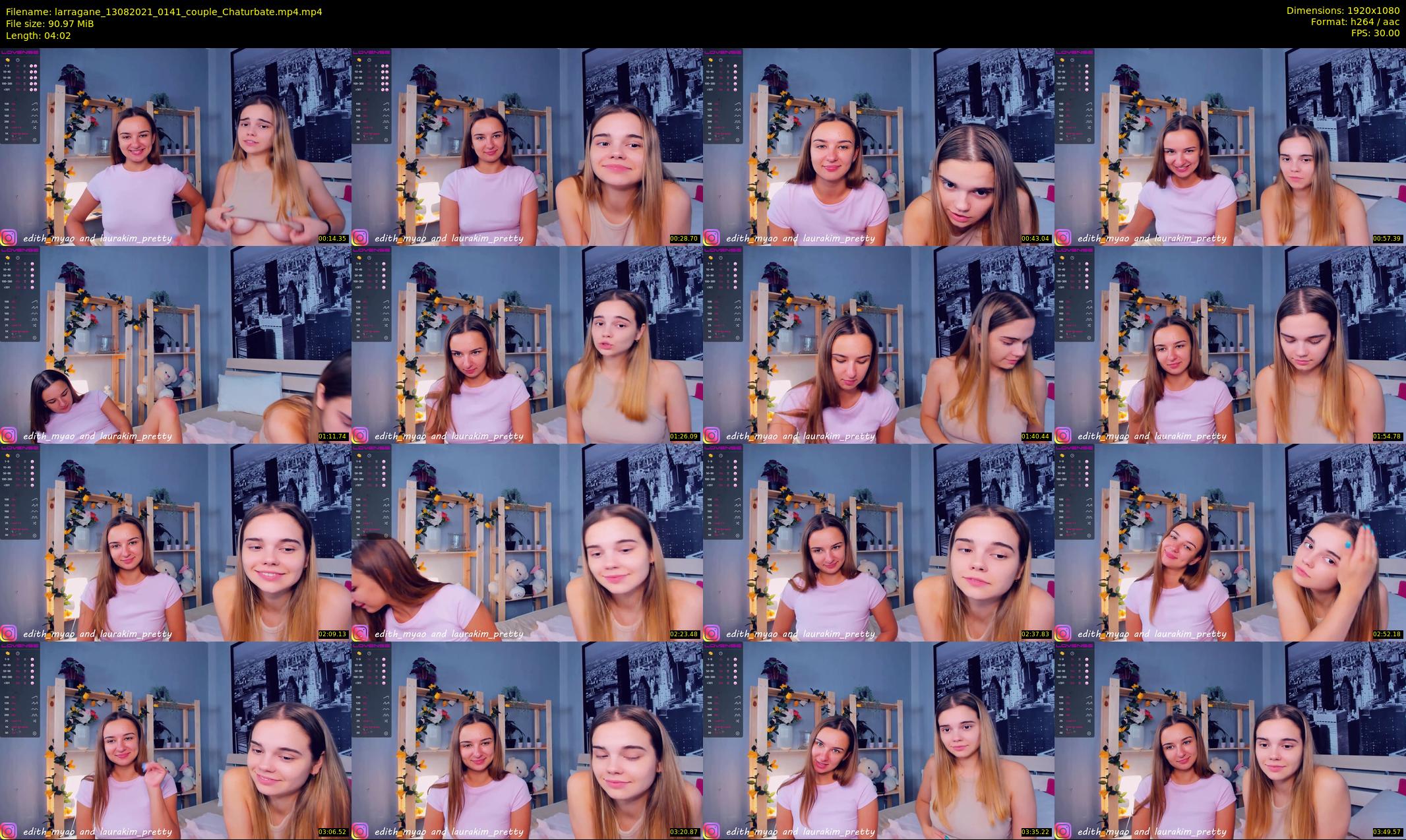 larragane — 5 minute Chaturbate couple cam show recording, 1080p, Aug 13, 2021