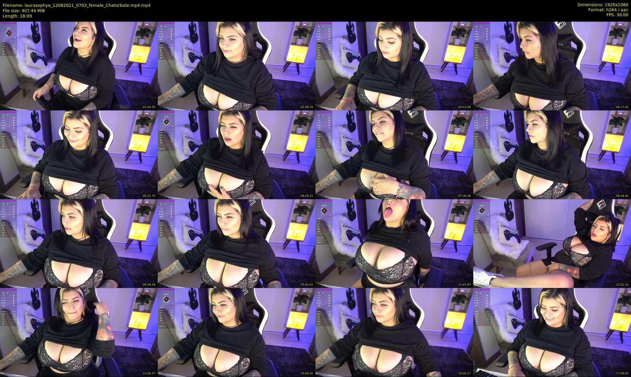 laurasophya — 19 minute Chaturbate female cam show recording, 1080p, Aug 12, 2021