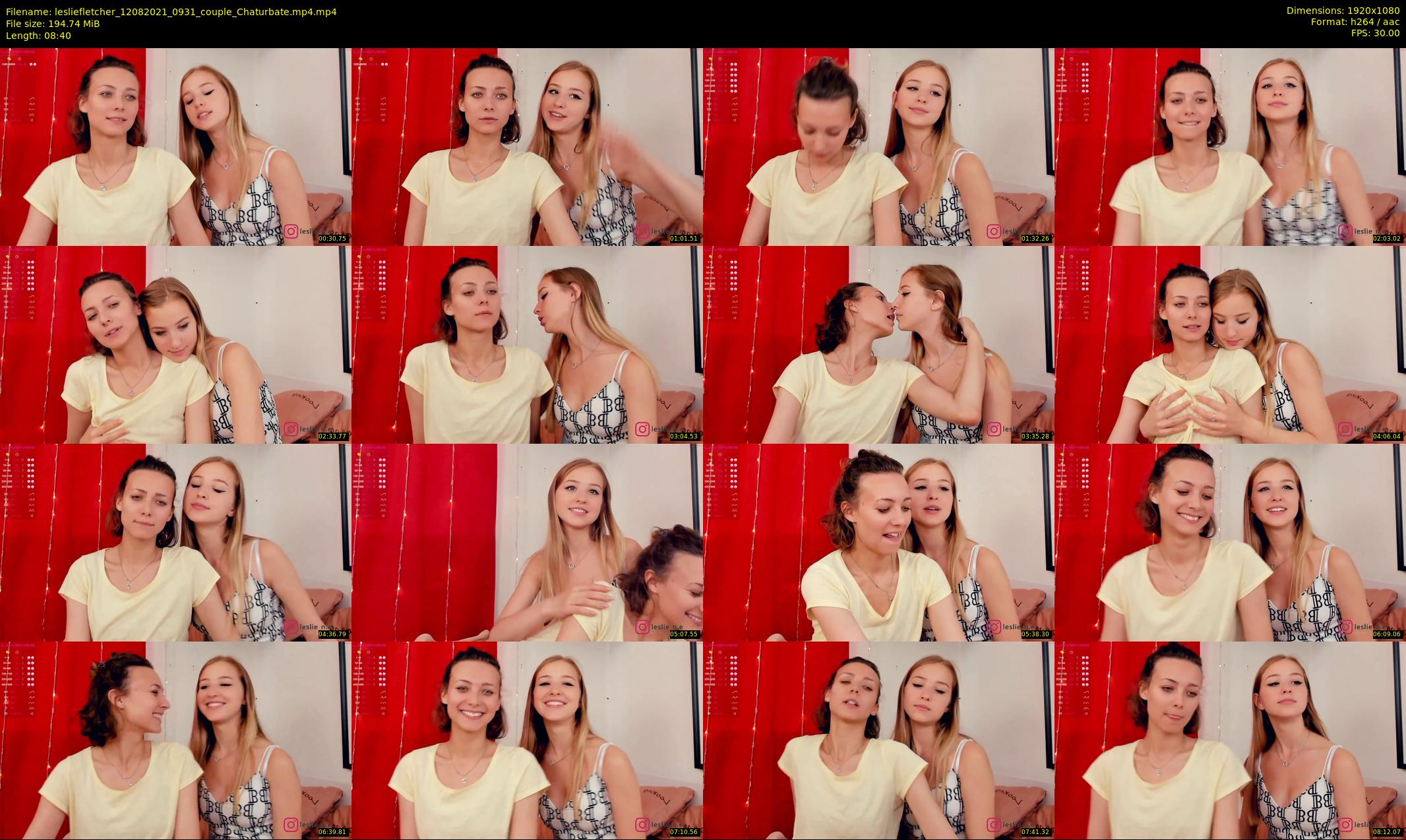 lesliefletcher — 9 minute Chaturbate couple cam show recording, 1080p, Aug 12, 2021