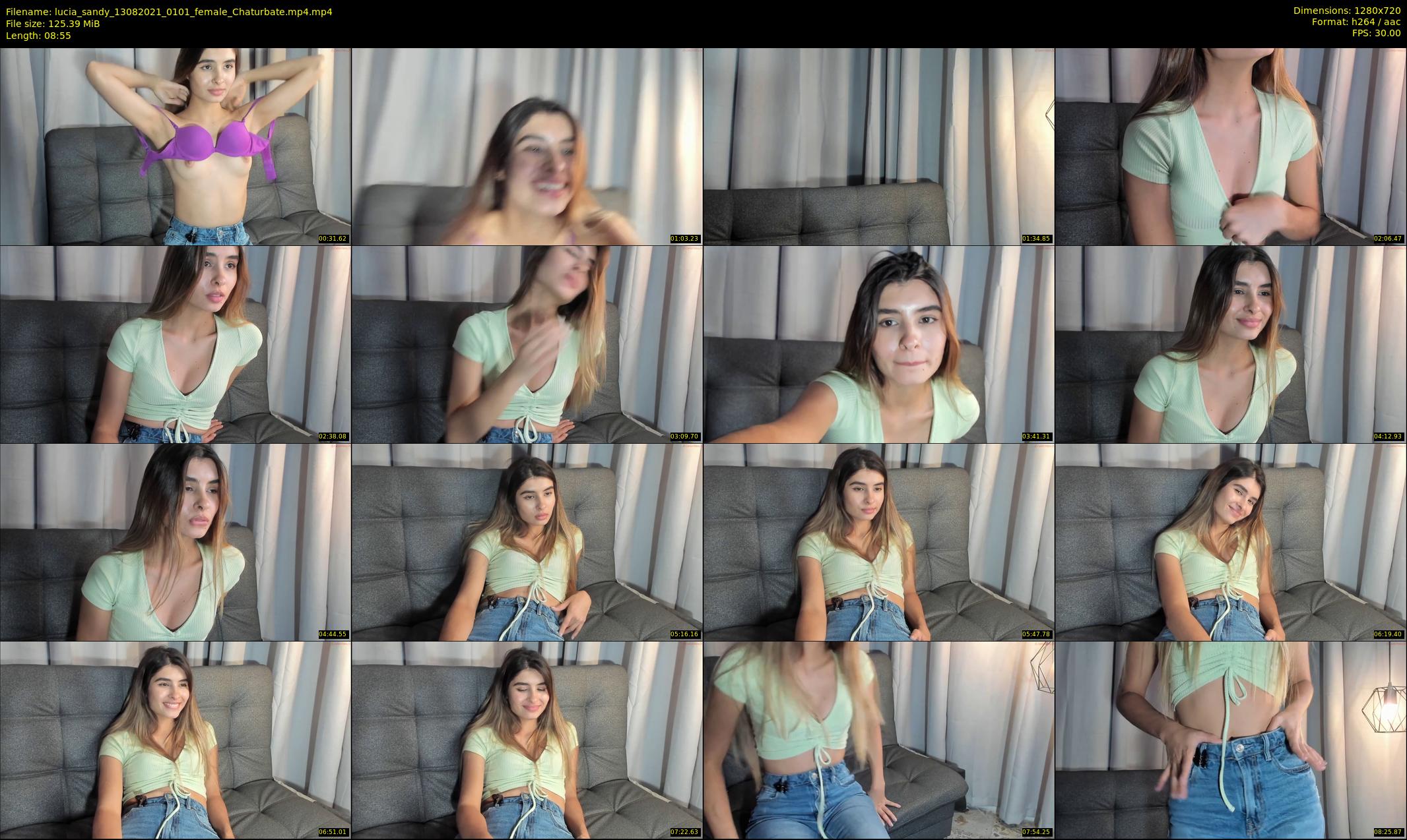 lucia_sandy — 9 minute Chaturbate female cam show recording, 720p, Aug 13, 2021