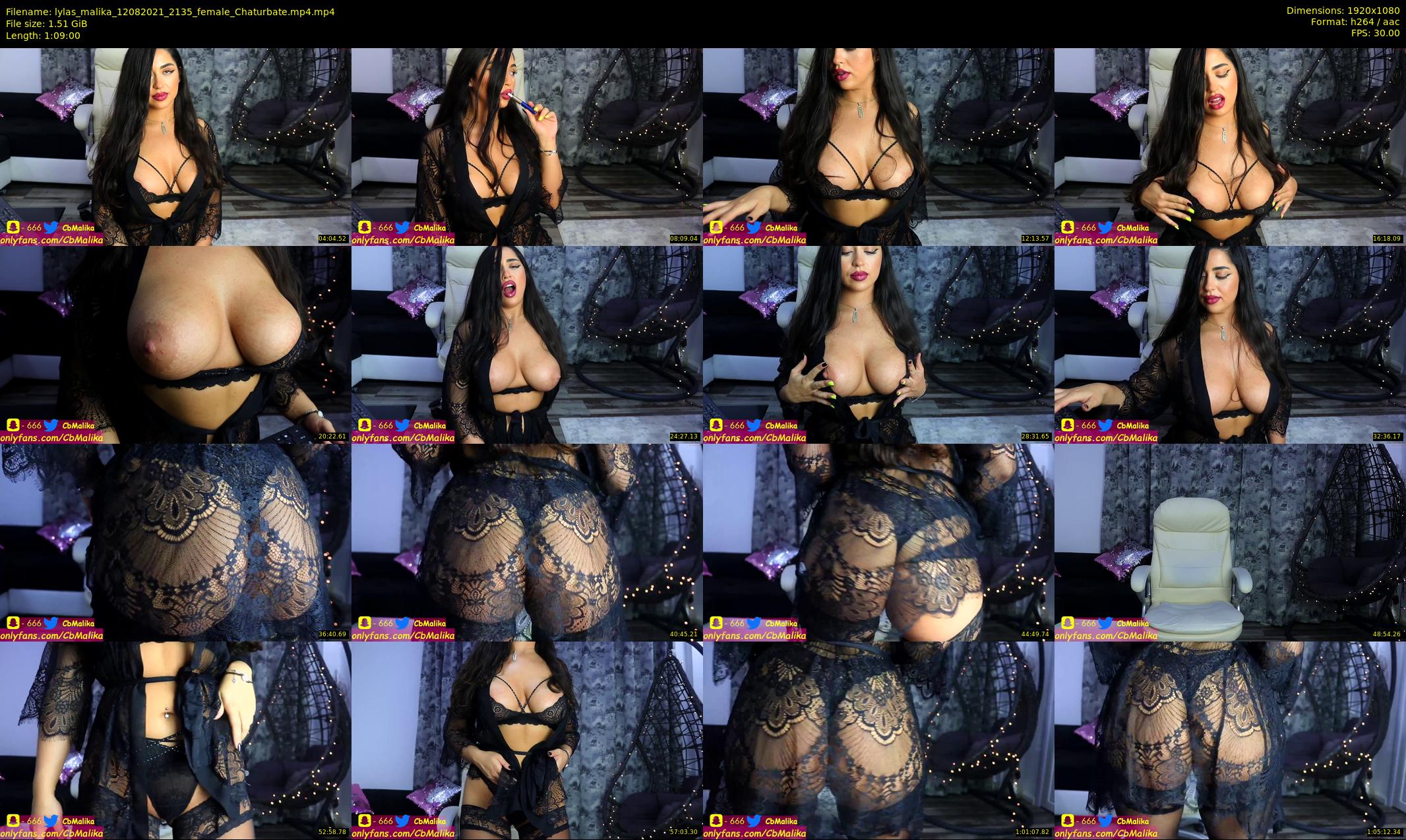 lylas_malika — 69 minute Chaturbate female cam show recording, 1080p, Aug 12, 2021