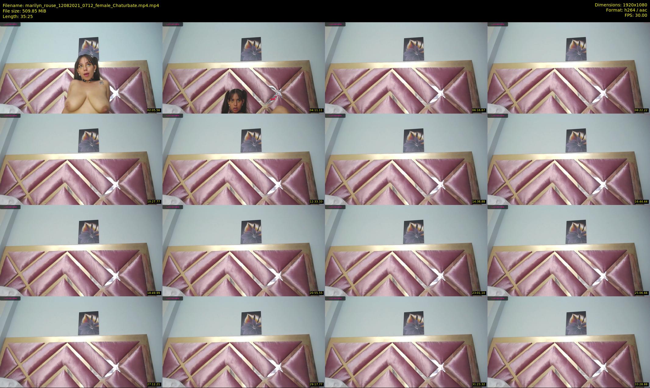 marilyn_rouse — 36 minute Chaturbate female cam show recording, 1080p, Aug 12, 2021