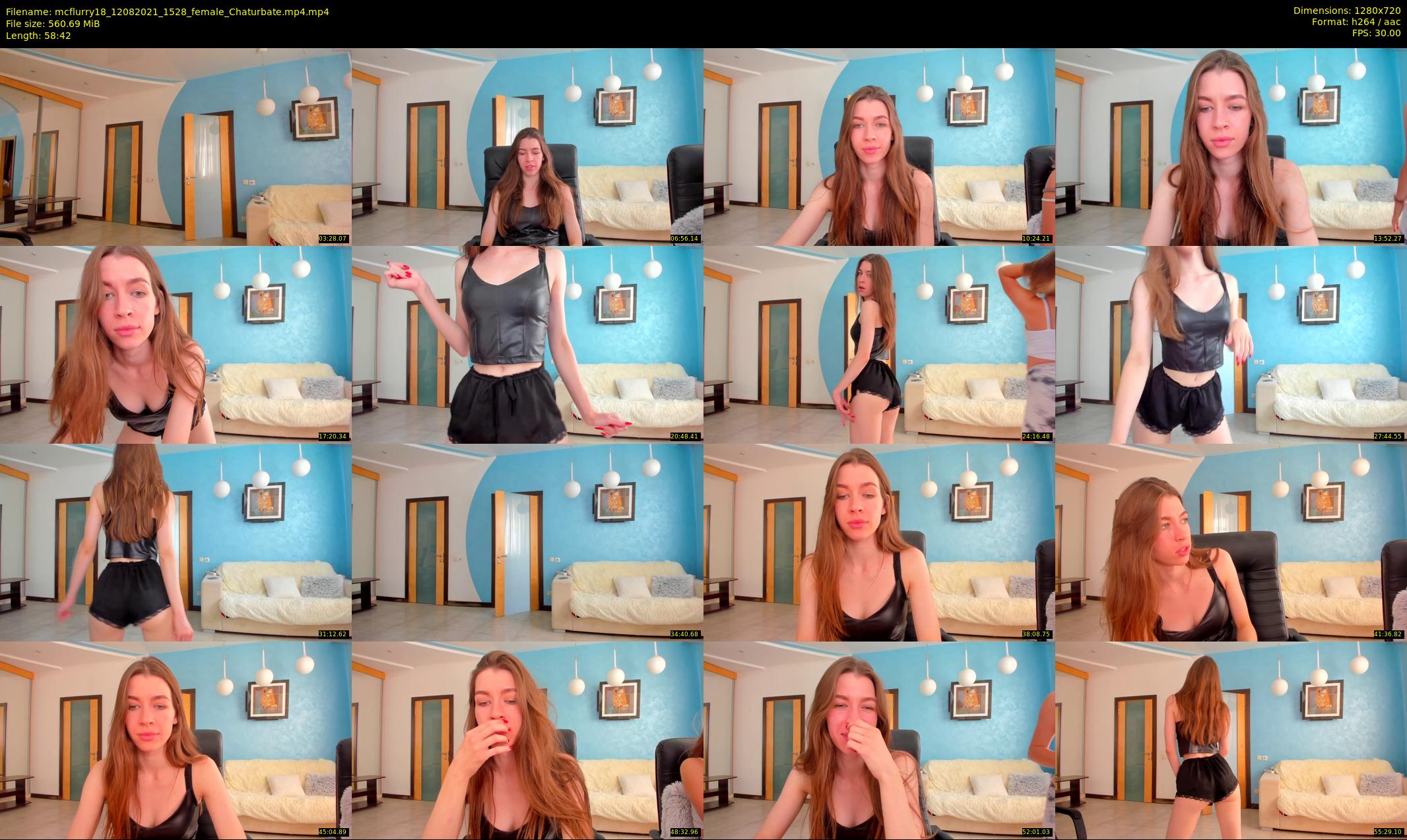 mcflurry18 — 59 minute Chaturbate female cam show recording, 720p, Aug 12, 2021
