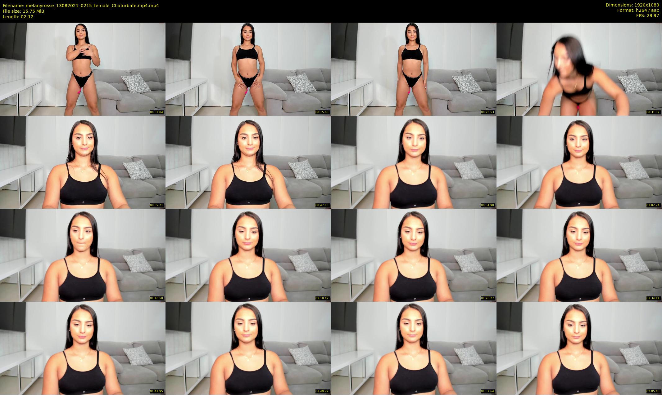 melanyrosse — 3 minute Chaturbate female cam show recording, 1080p, Aug 13, 2021
