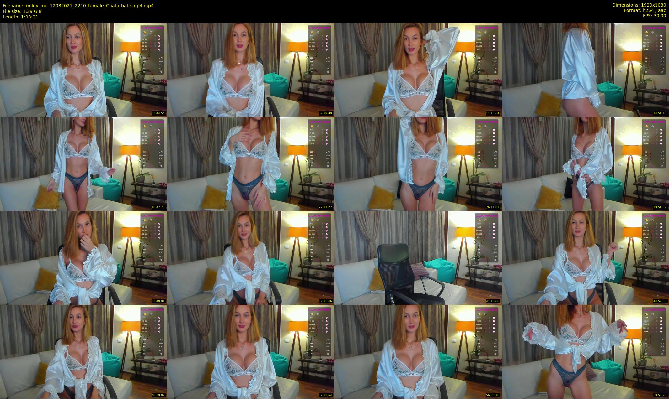 miley_me — 64 minute Chaturbate female cam show recording, 1080p, Aug 12, 2021