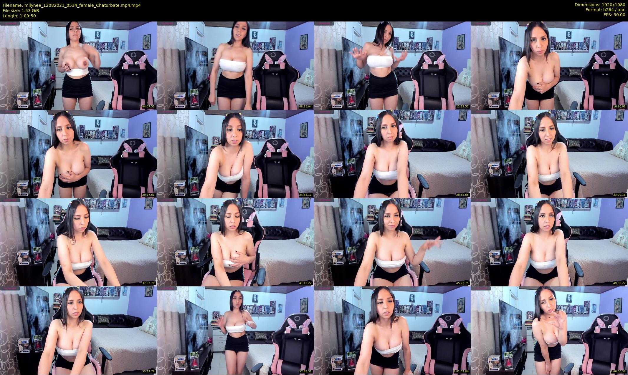 milynee — 70 minute Chaturbate female cam show recording, 1080p, Aug 12, 2021