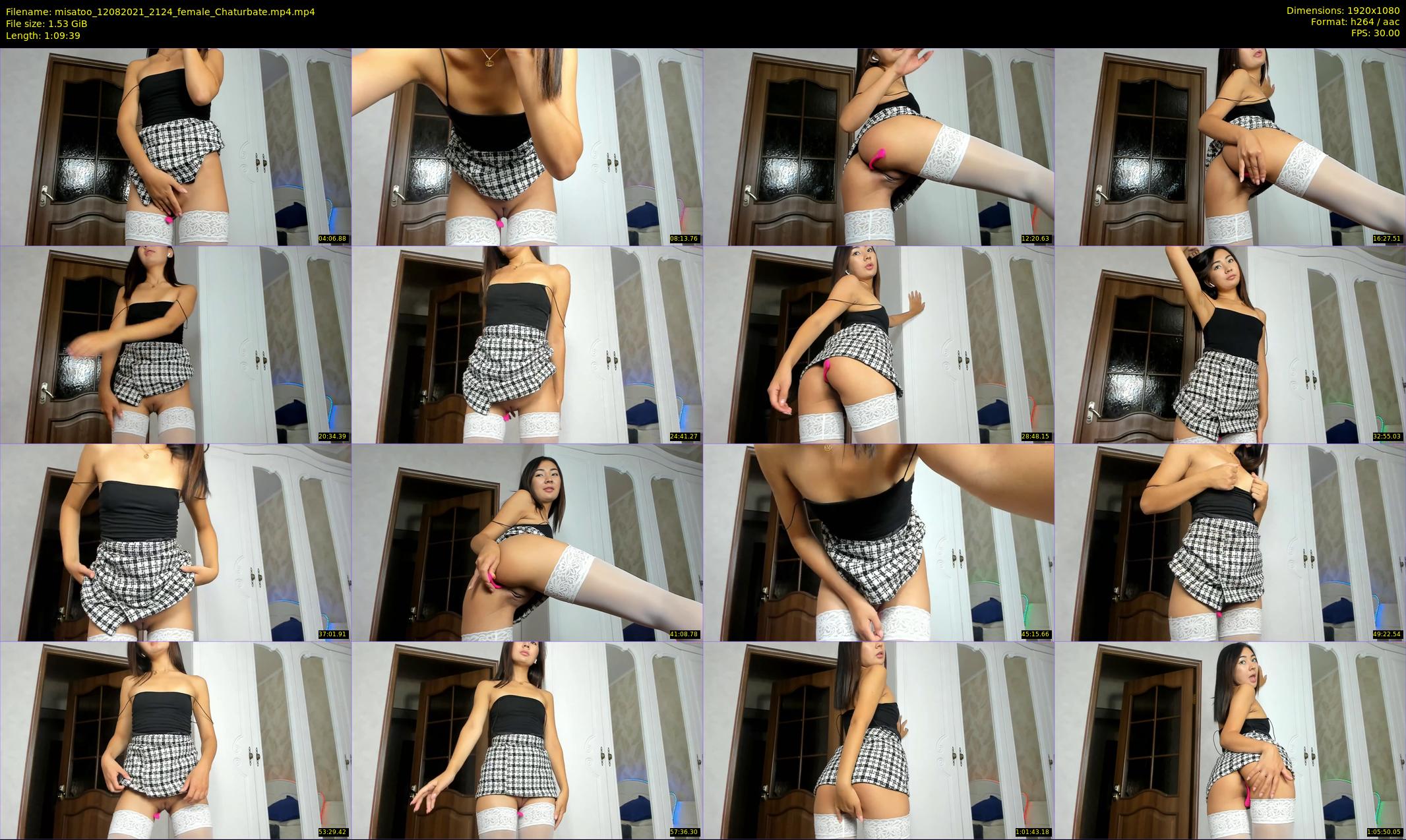 misatoo — 70 minute Chaturbate female cam show recording, 1080p, Aug 12, 2021