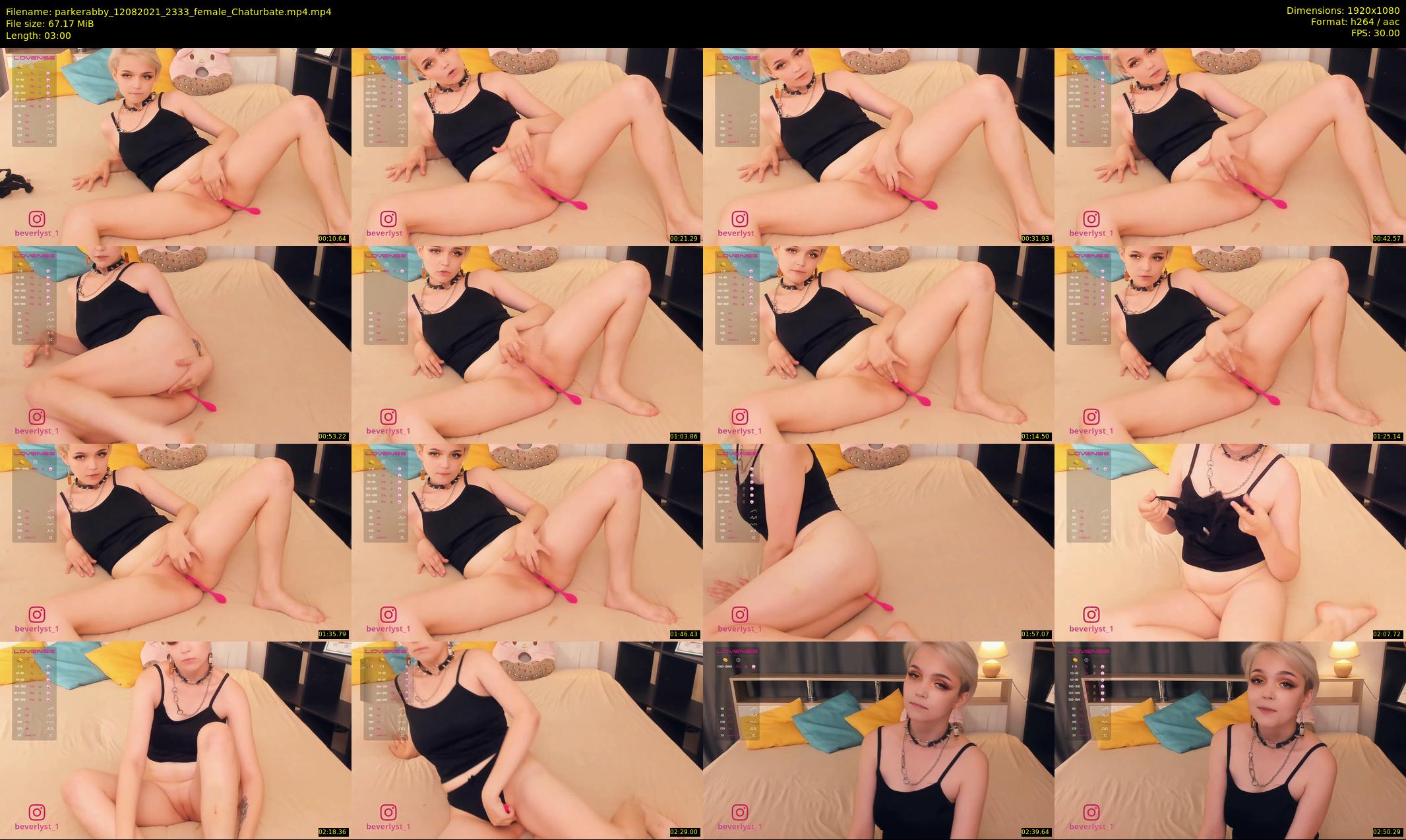 parkerabby — 3 minute Chaturbate couple cam show recording, 1080p, Aug 12, 2021