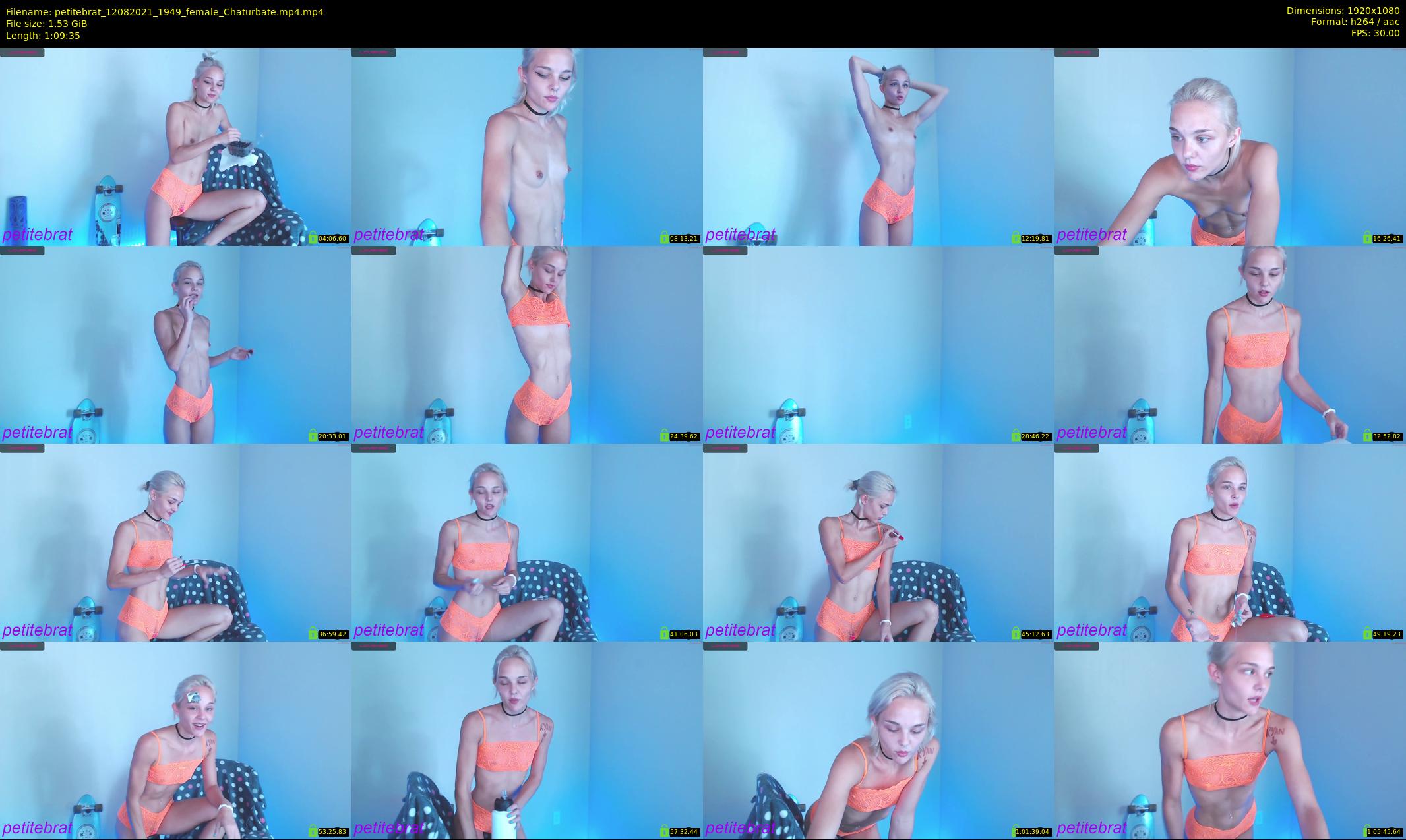 petitebrat — 70 minute Chaturbate female cam show recording, 1080p, Aug 12, 2021