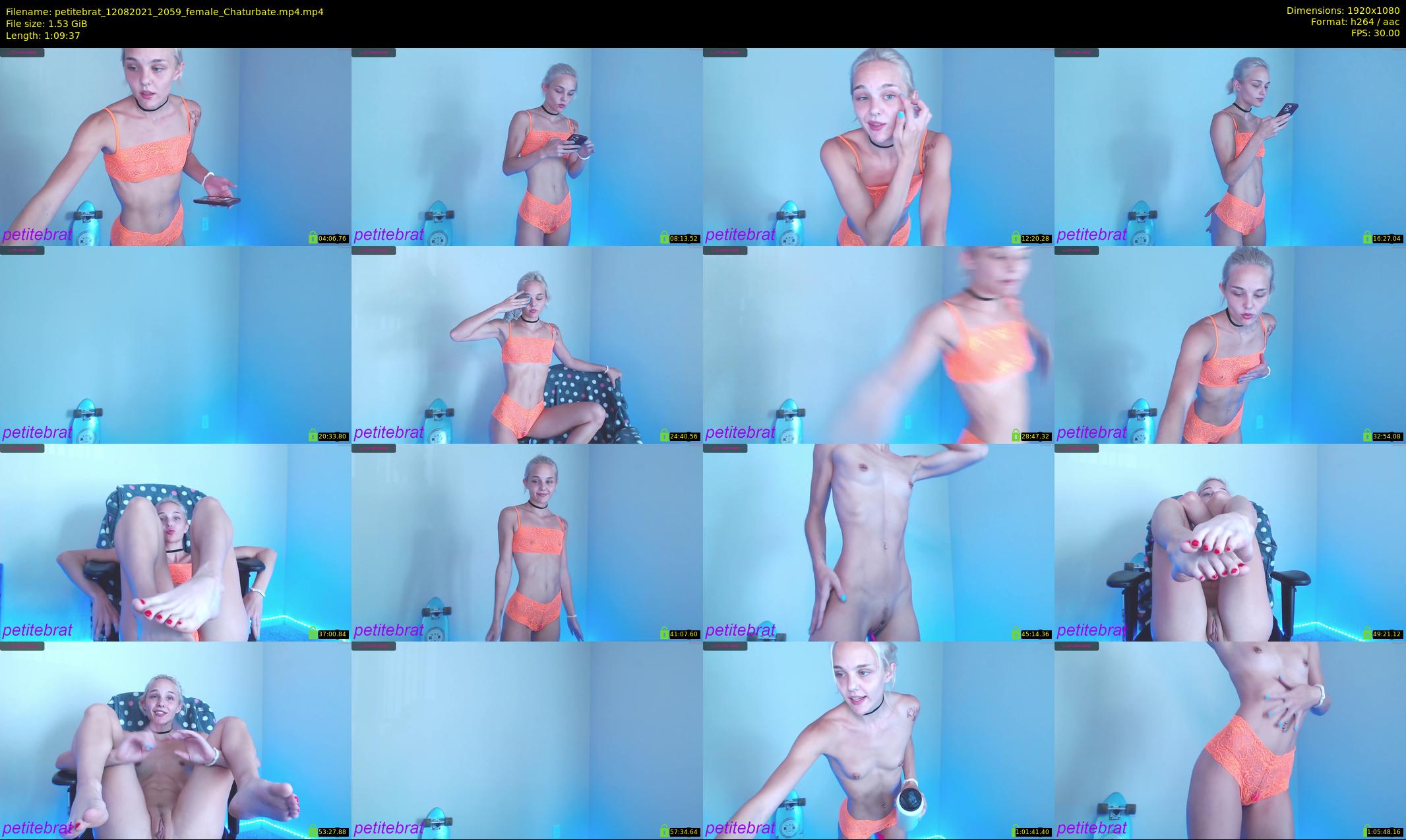 petitebrat — 70 minute Chaturbate female cam show recording, 1080p, Aug 12, 2021