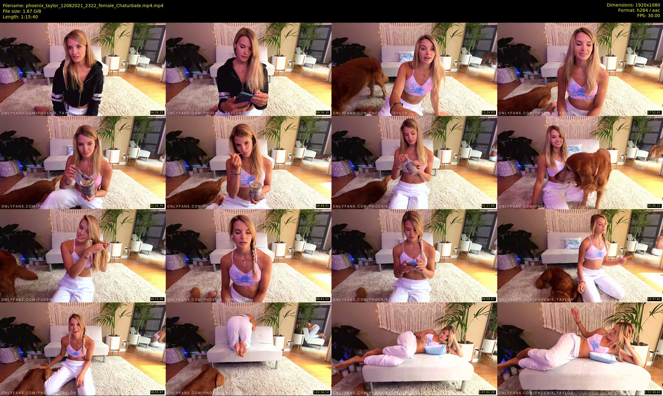 phoenix_taylor — 76 minute Chaturbate female cam show recording, 1080p, Aug 12, 2021