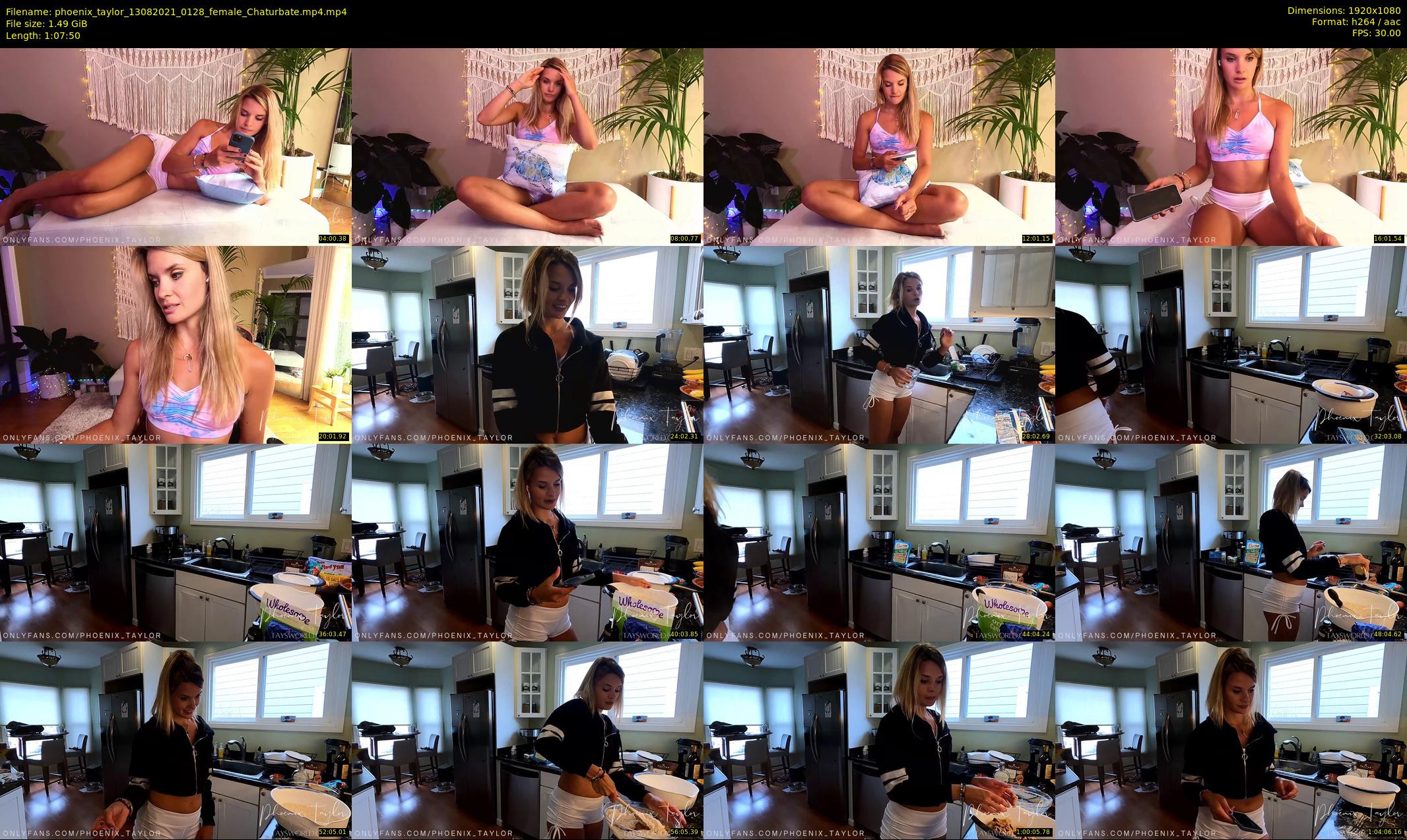 phoenix_taylor — 68 minute Chaturbate female cam show recording, 1080p, Aug 13, 2021