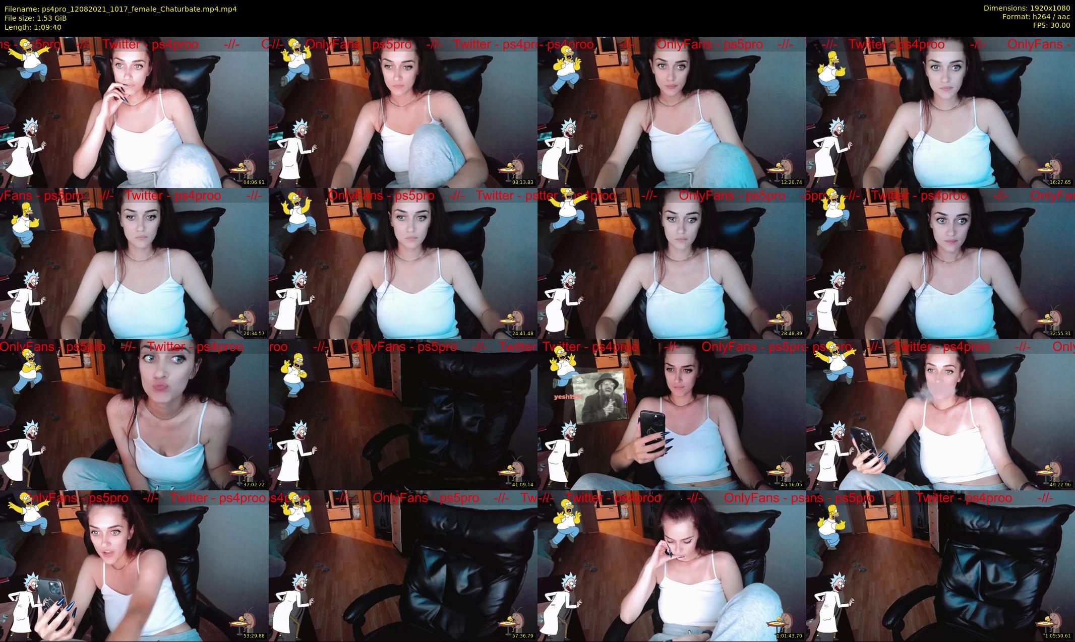 ps4pro — 70 minute Chaturbate female cam show recording, 1080p, Aug 12, 2021