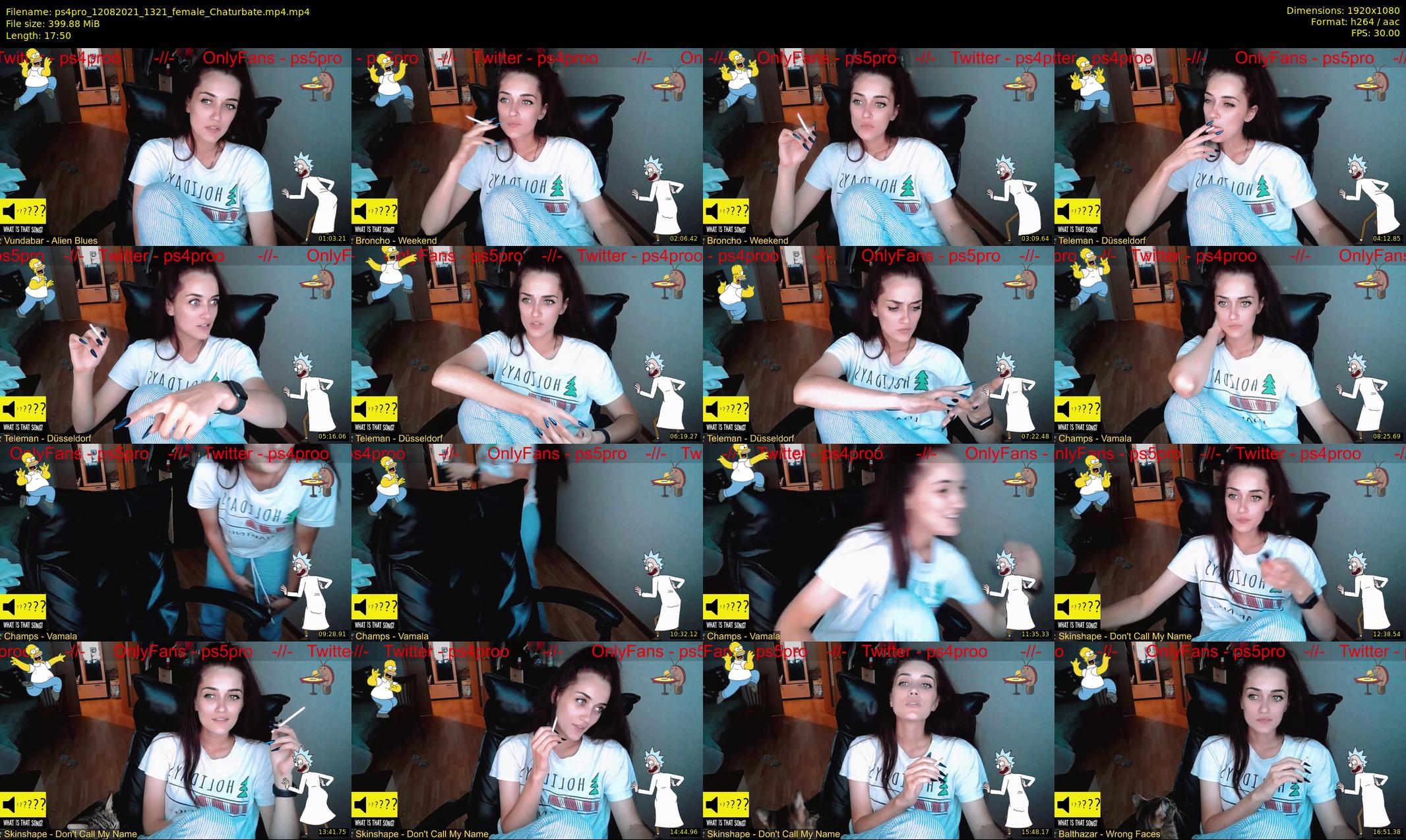 ps4pro — 18 minute Chaturbate female cam show recording, 1080p, Aug 12, 2021