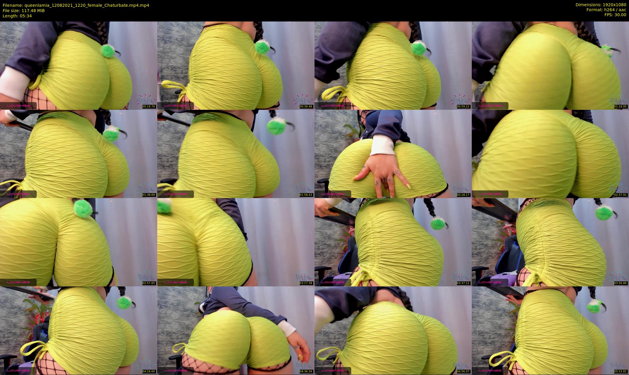queenlamia — 6 minute Chaturbate female cam show recording, 1080p, Aug 12, 2021