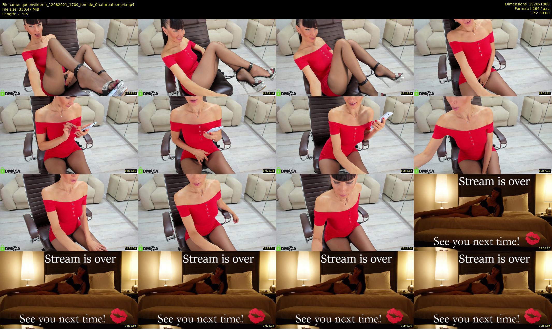 queenviktoria — 22 minute Chaturbate female cam show recording, 1080p, Aug 12, 2021