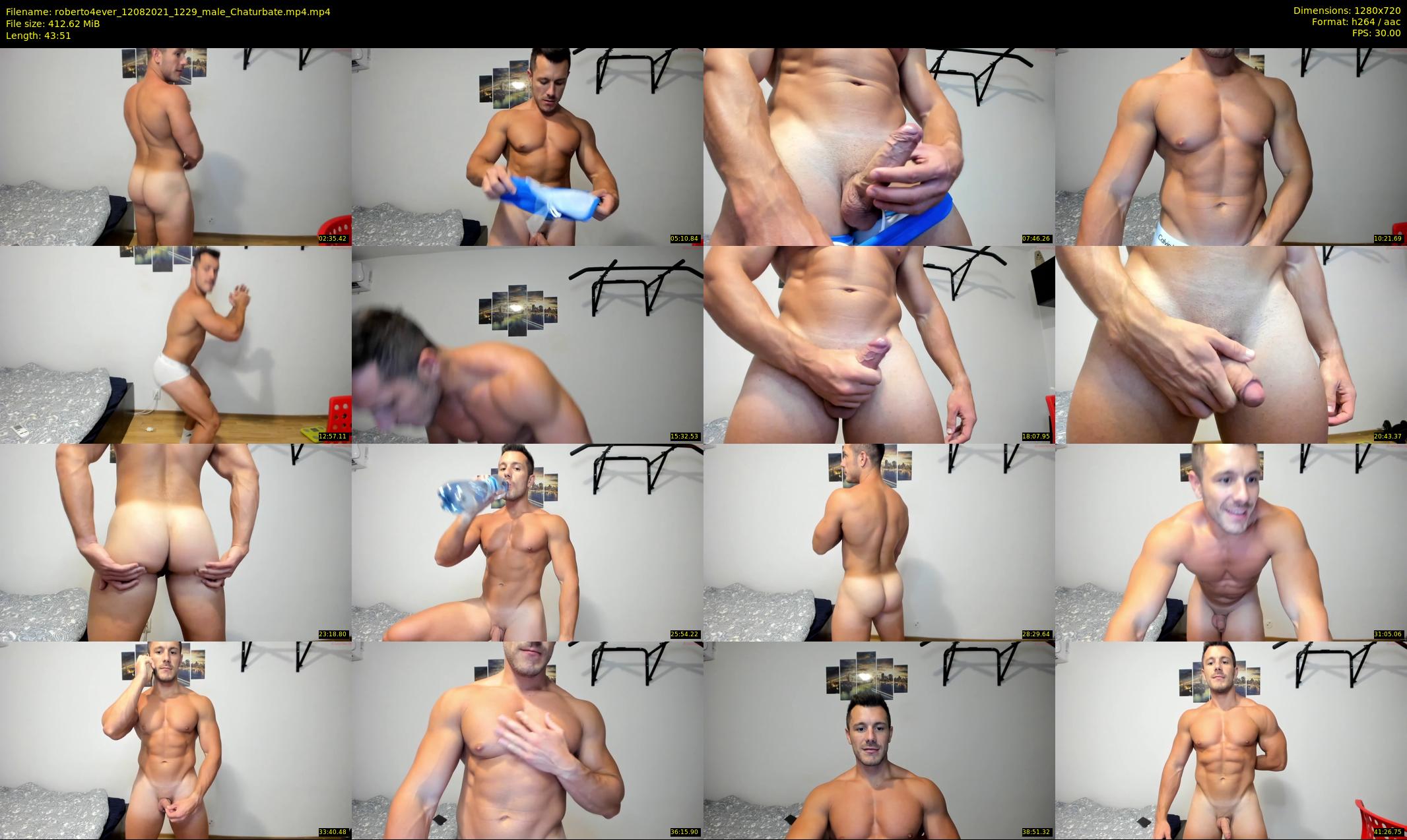 roberto4ever — 44 minute Chaturbate male cam show recording, 720p, Aug 12, 2021
