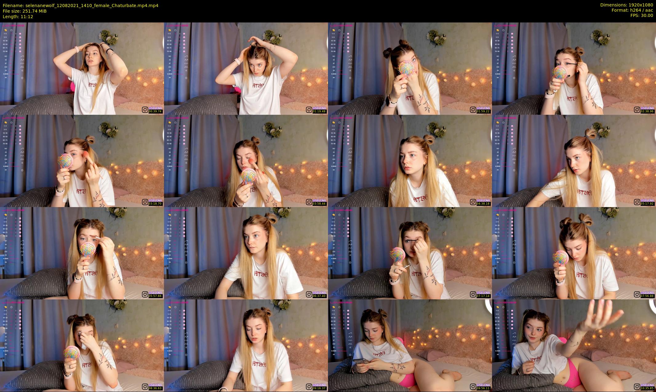 selenanewolf — 12 minute Chaturbate couple cam show recording, 1080p, Aug 12, 2021