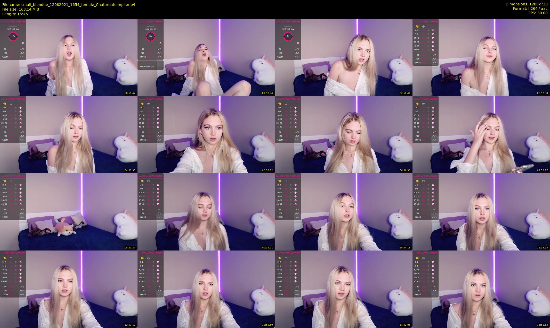 small_blondee — 17 minute Chaturbate female cam show recording, 720p, Aug 12, 2021
