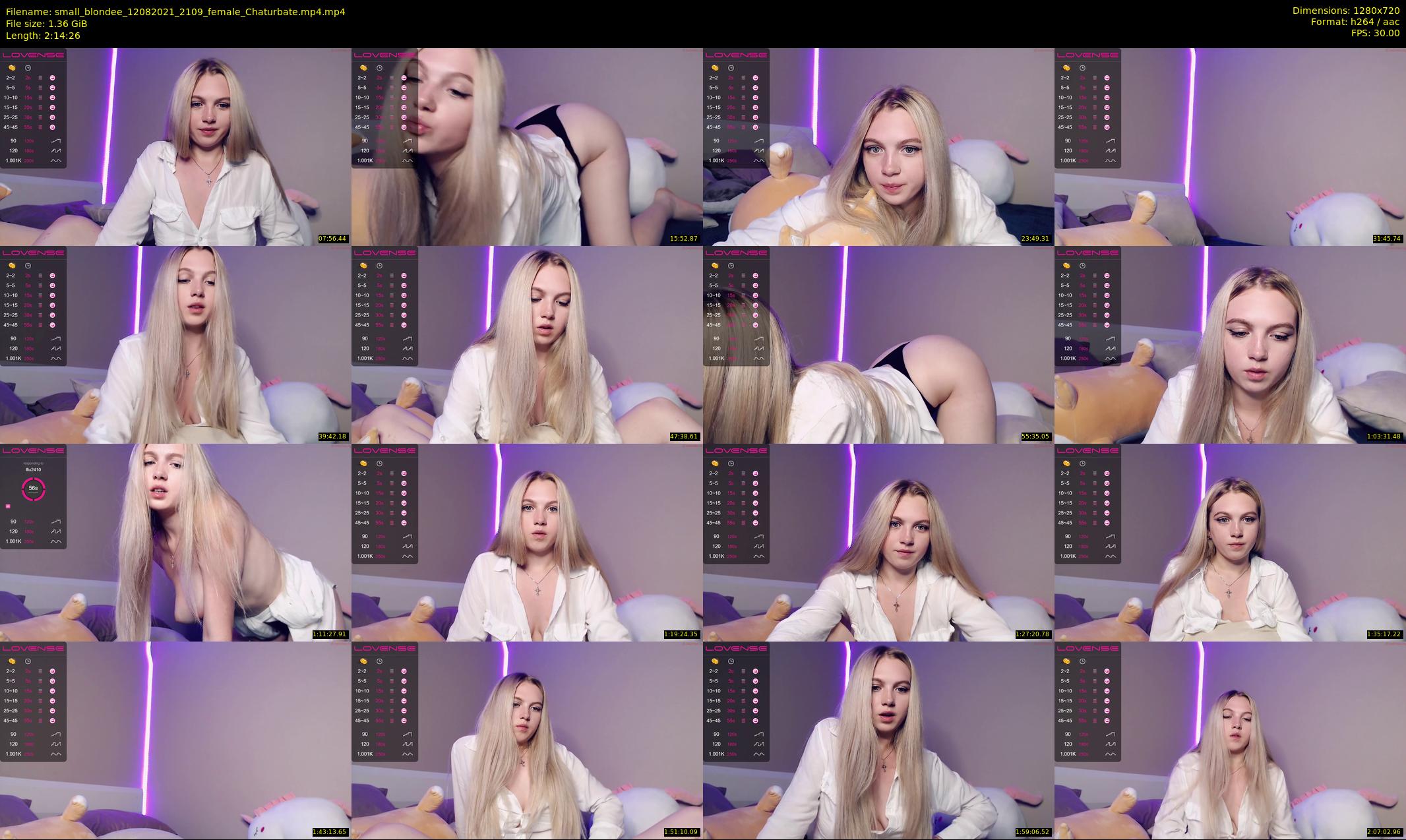small_blondee — 135 minute Chaturbate female cam show recording, 720p, Aug 12, 2021