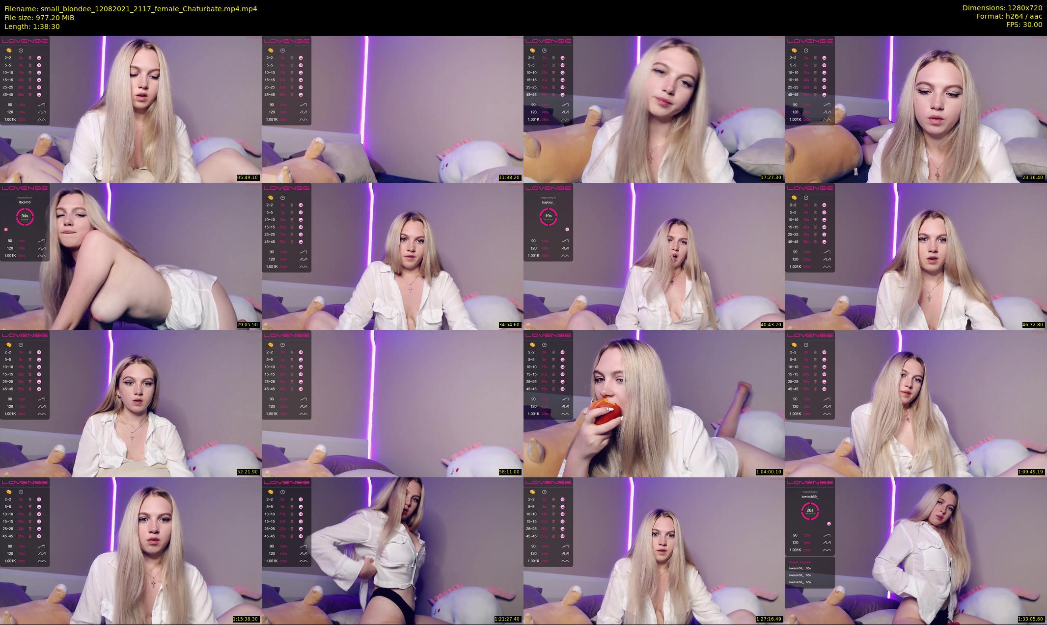 small_blondee — 99 minute Chaturbate female cam show recording, 720p, Aug 12, 2021