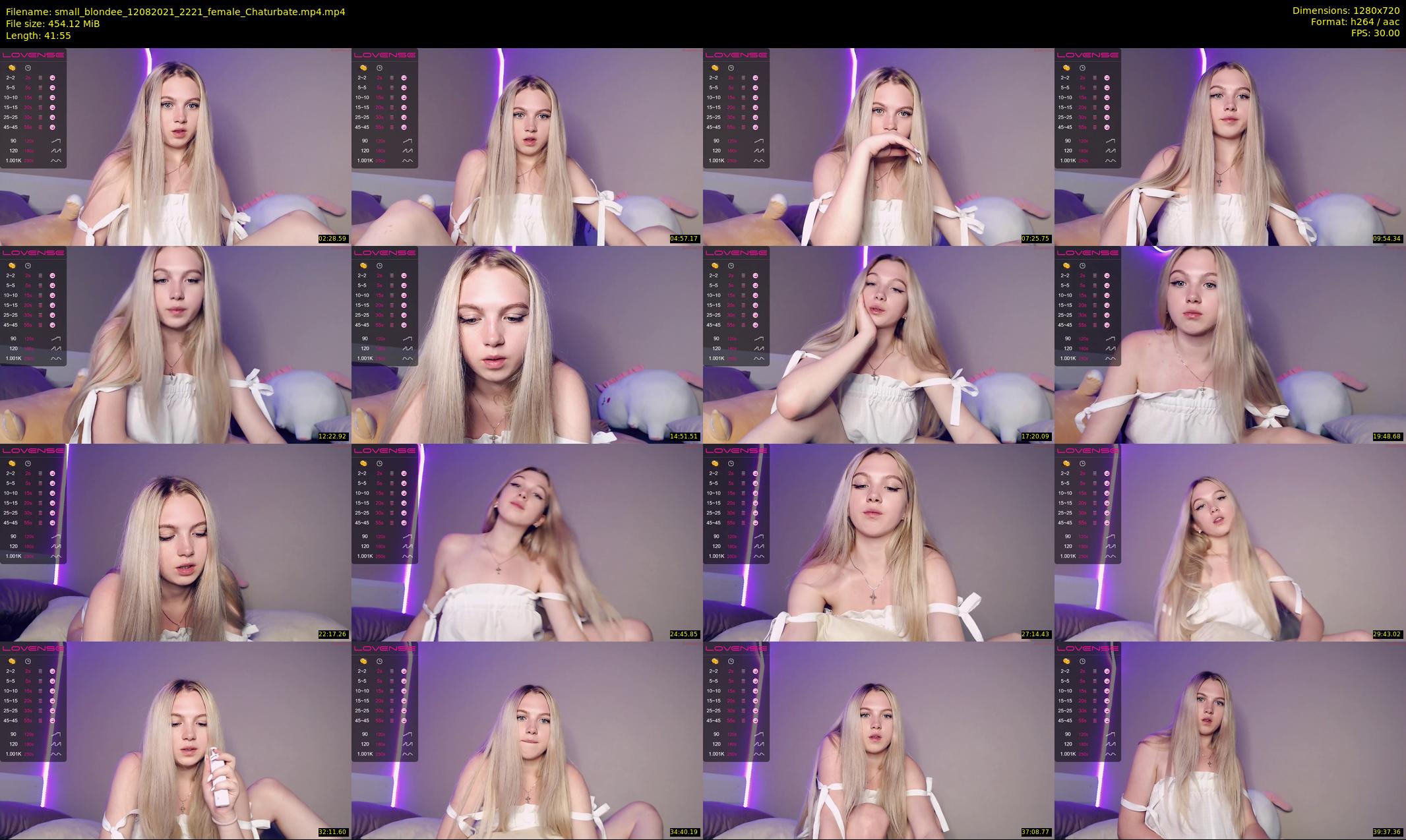 small_blondee — 42 minute Chaturbate female cam show recording, 720p, Aug 12, 2021