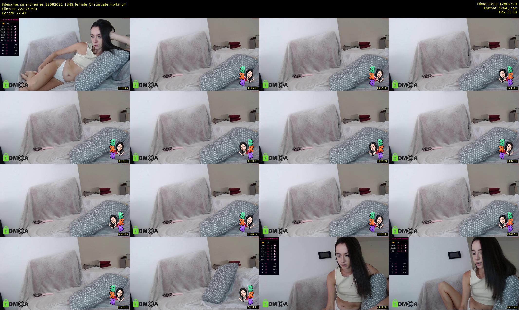 smallcherries — 28 minute Chaturbate female cam show recording, 720p, Aug 12, 2021