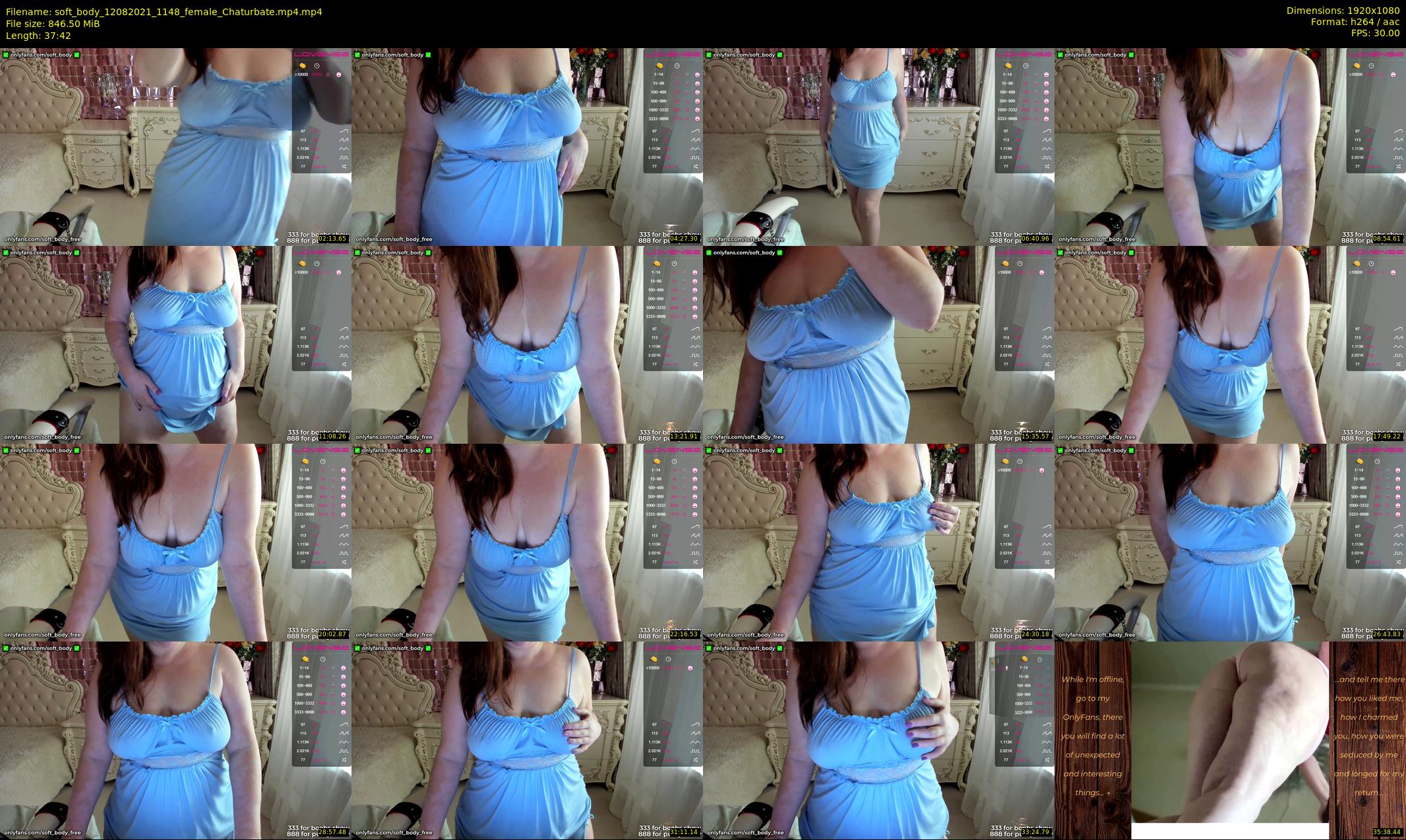 soft_body — 38 minute Chaturbate female cam show recording, 1080p, Aug 12, 2021