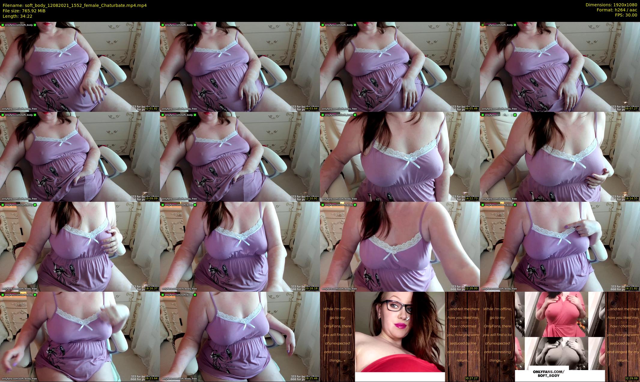 soft_body — 35 minute Chaturbate female cam show recording, 1080p, Aug 12, 2021