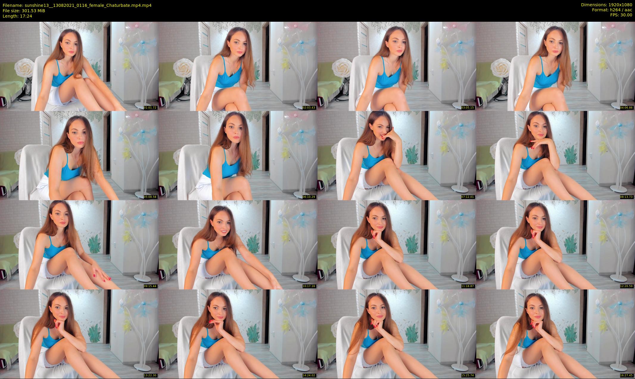 sunshine13_ — 18 minute Chaturbate female cam show recording, 1080p, Aug 13, 2021