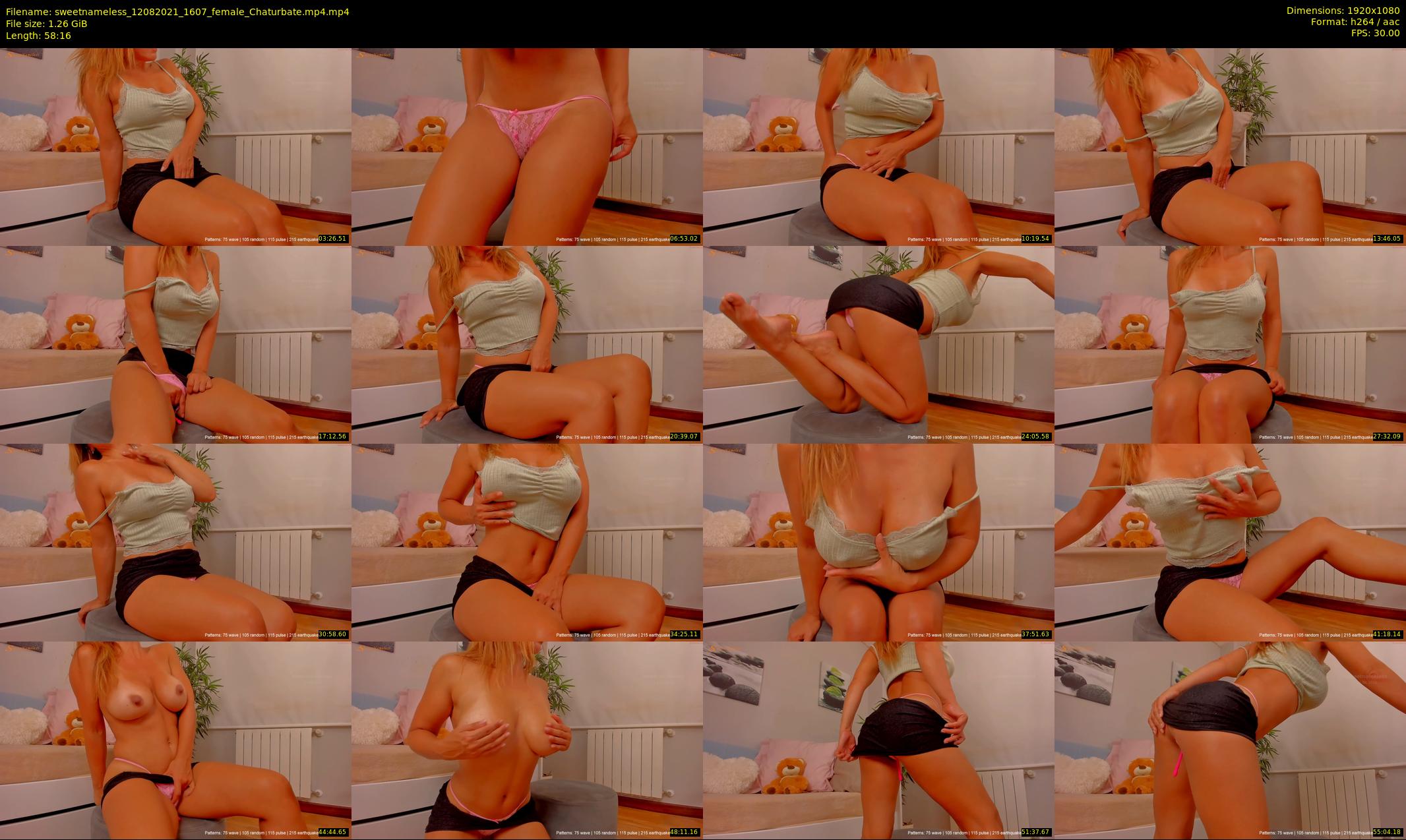 sweetnameless — 59 minute Chaturbate couple cam show recording, 1080p, Aug 12, 2021