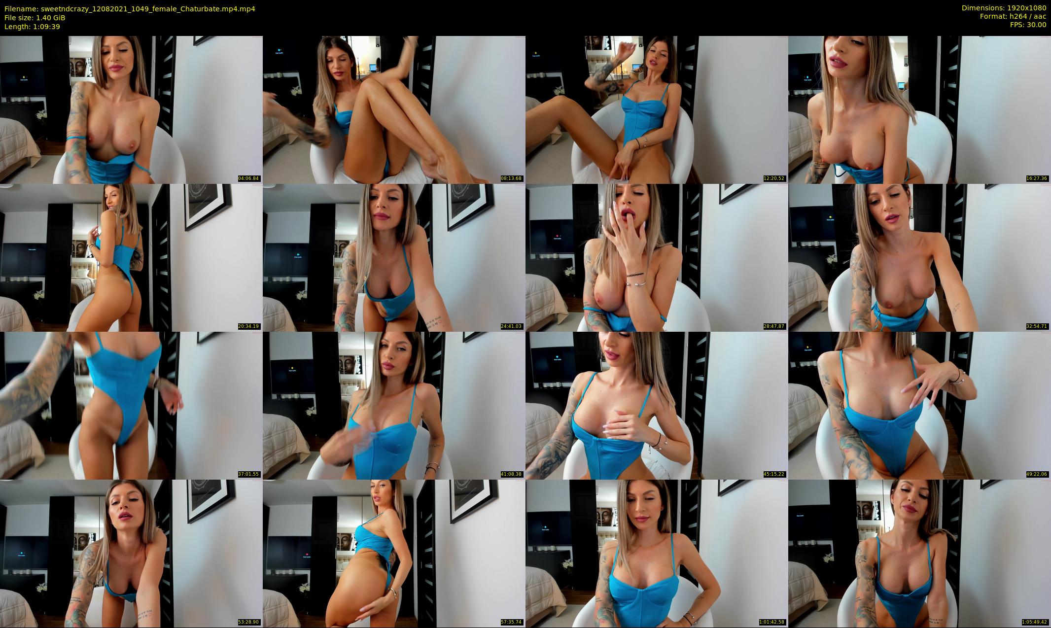 sweetndcrazy — 70 minute Chaturbate female cam show recording, 1080p, Aug 12, 2021