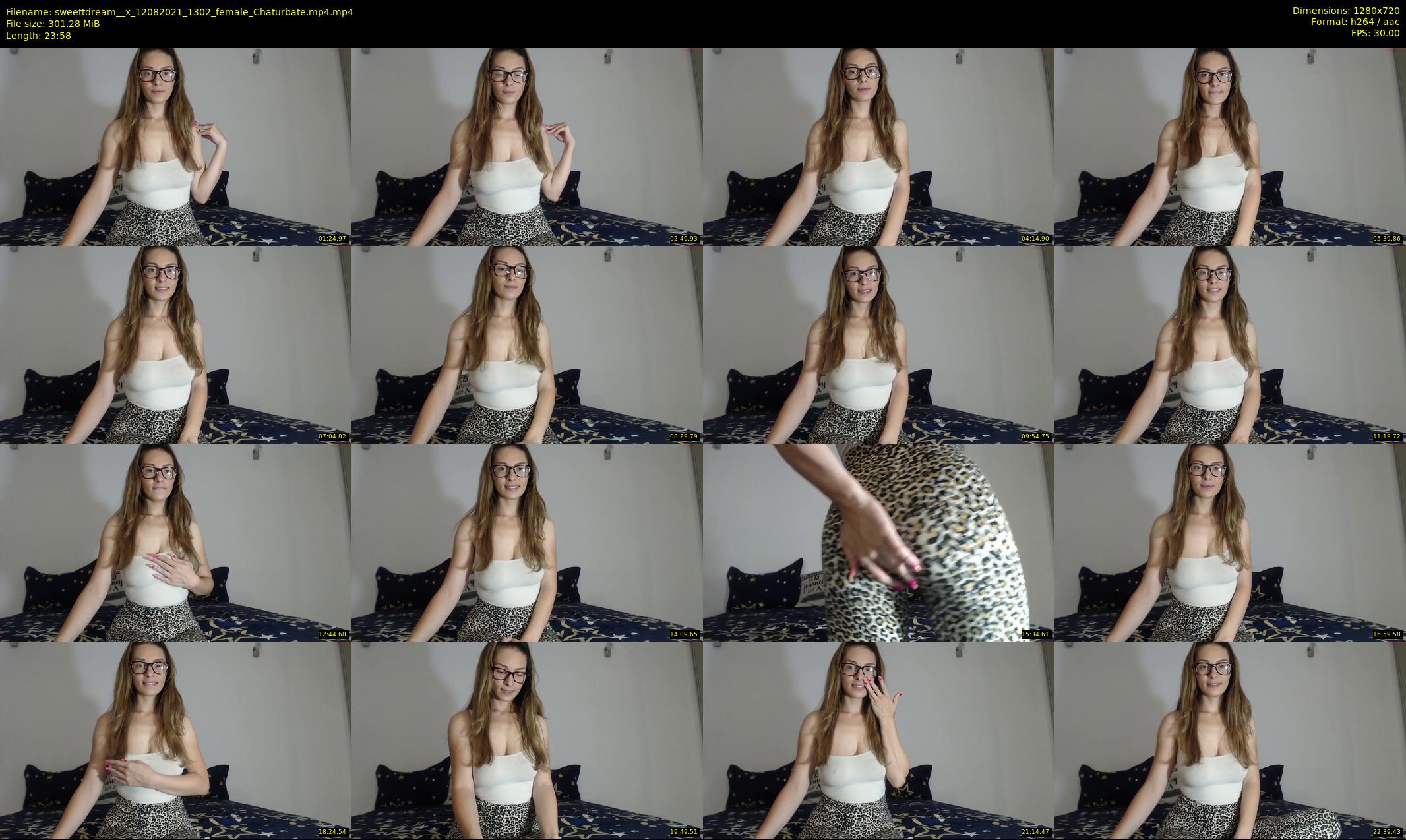sweettdream__x — 24 minute Chaturbate female cam show recording, 720p, Aug 12, 2021
