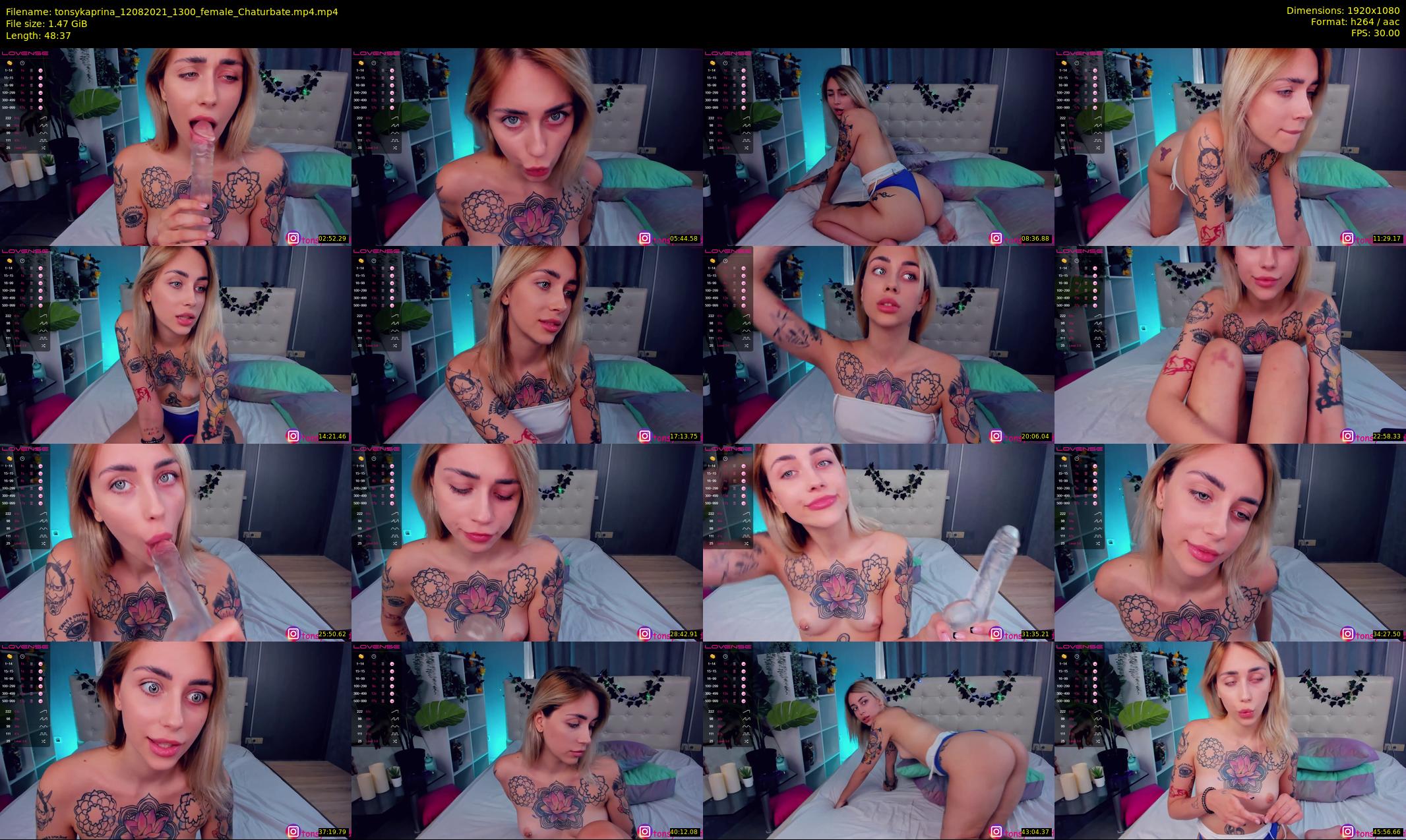 tonsykaprina — 49 minute Chaturbate couple cam show recording, 1080p, Aug 12, 2021
