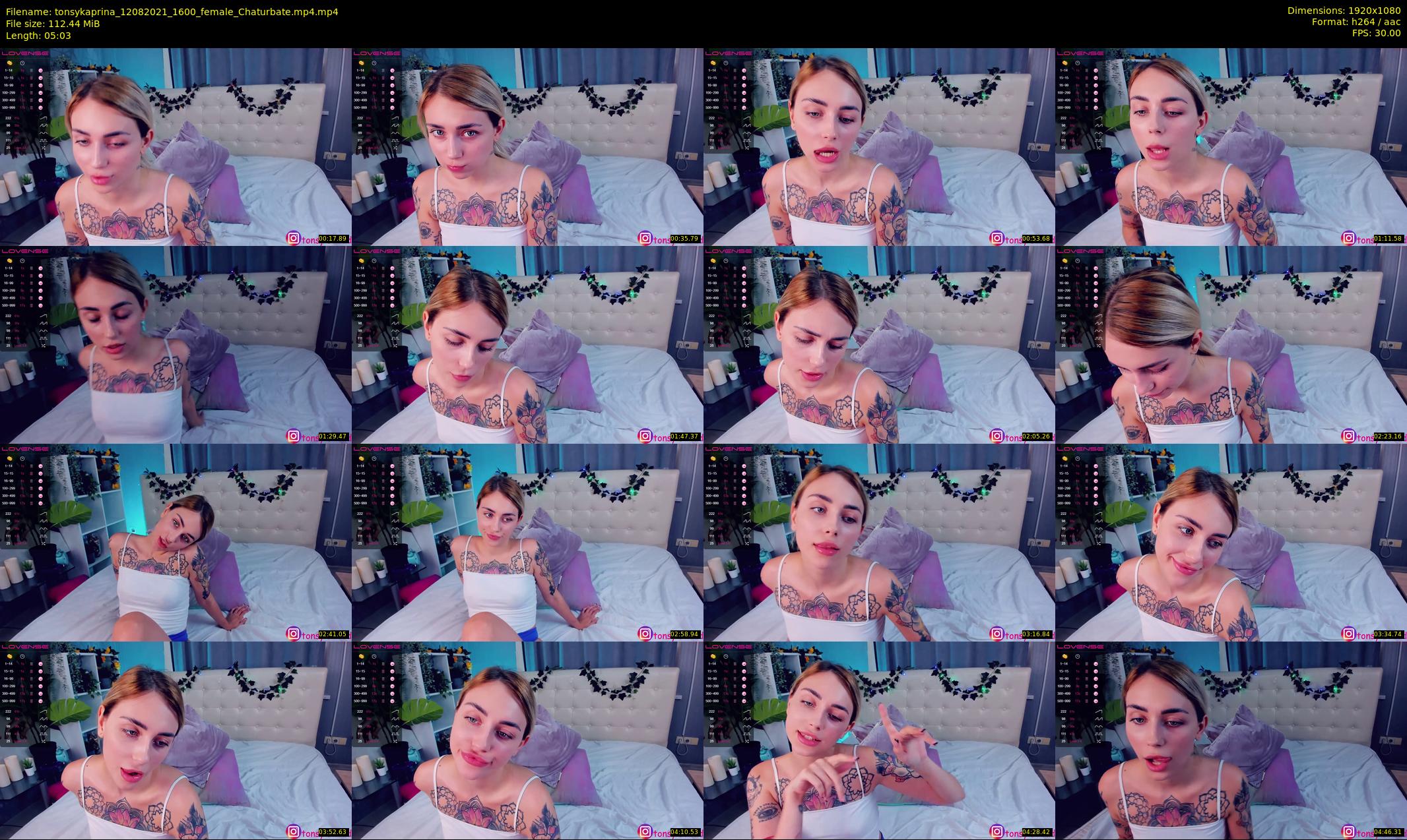 tonsykaprina — 6 minute Chaturbate couple cam show recording, 1080p, Aug 12, 2021