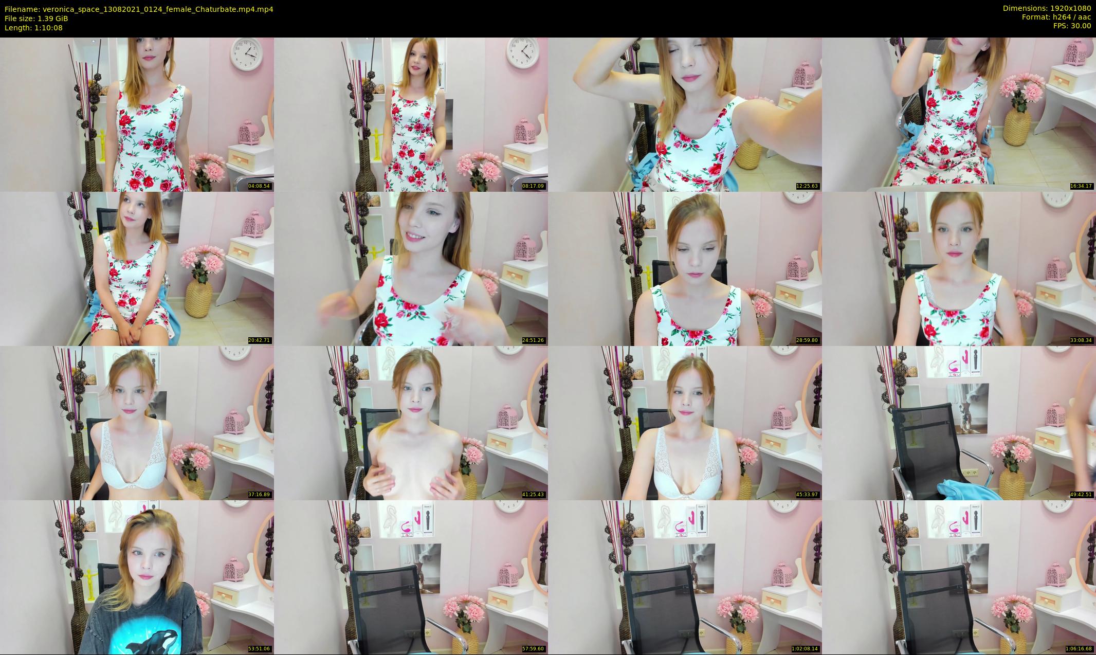 veronica_space — 71 minute Chaturbate female cam show recording, 1080p, Aug 13, 2021