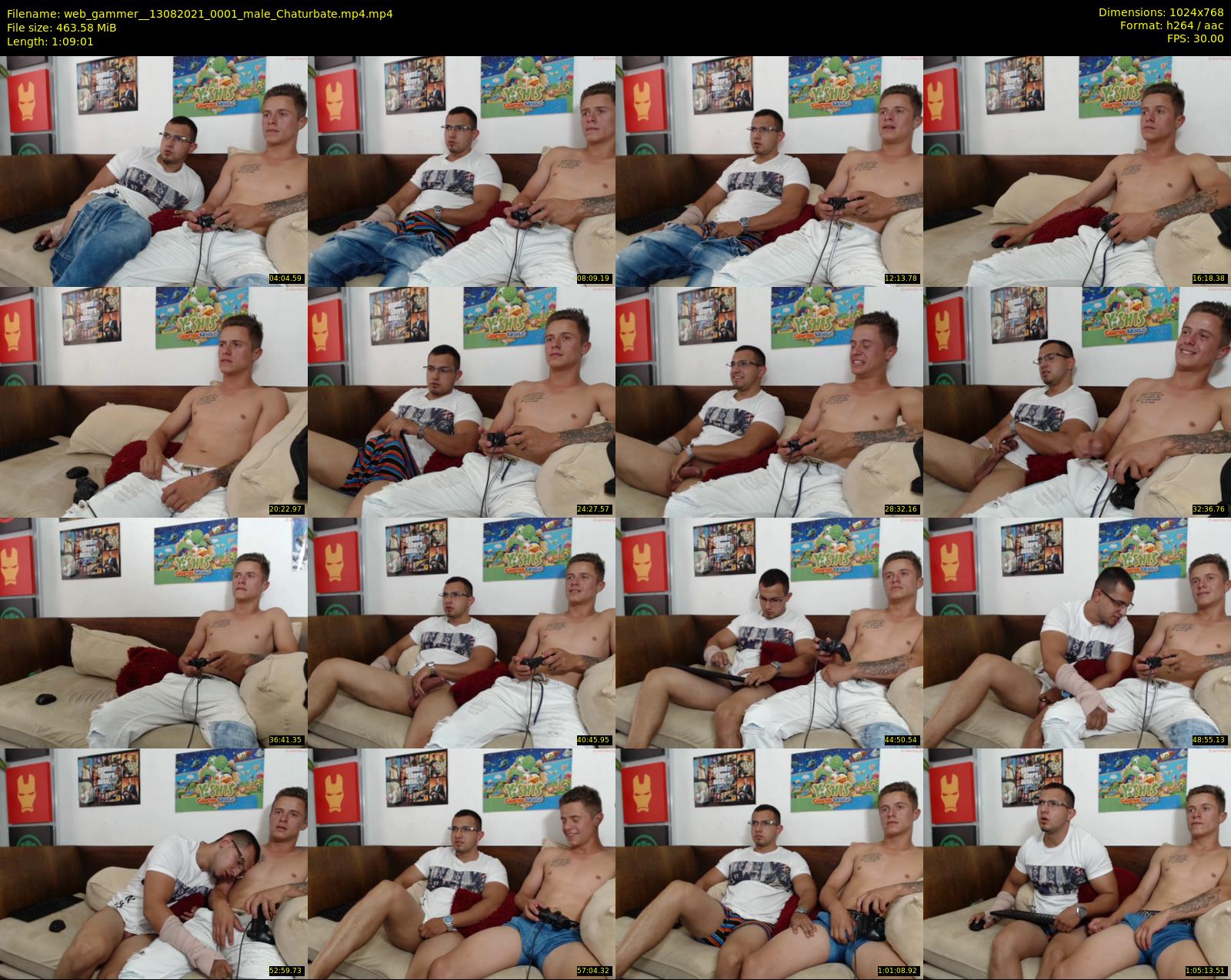 web_gammer_ — 70 minute Chaturbate male cam show recording, 720p, Aug 13, 2021