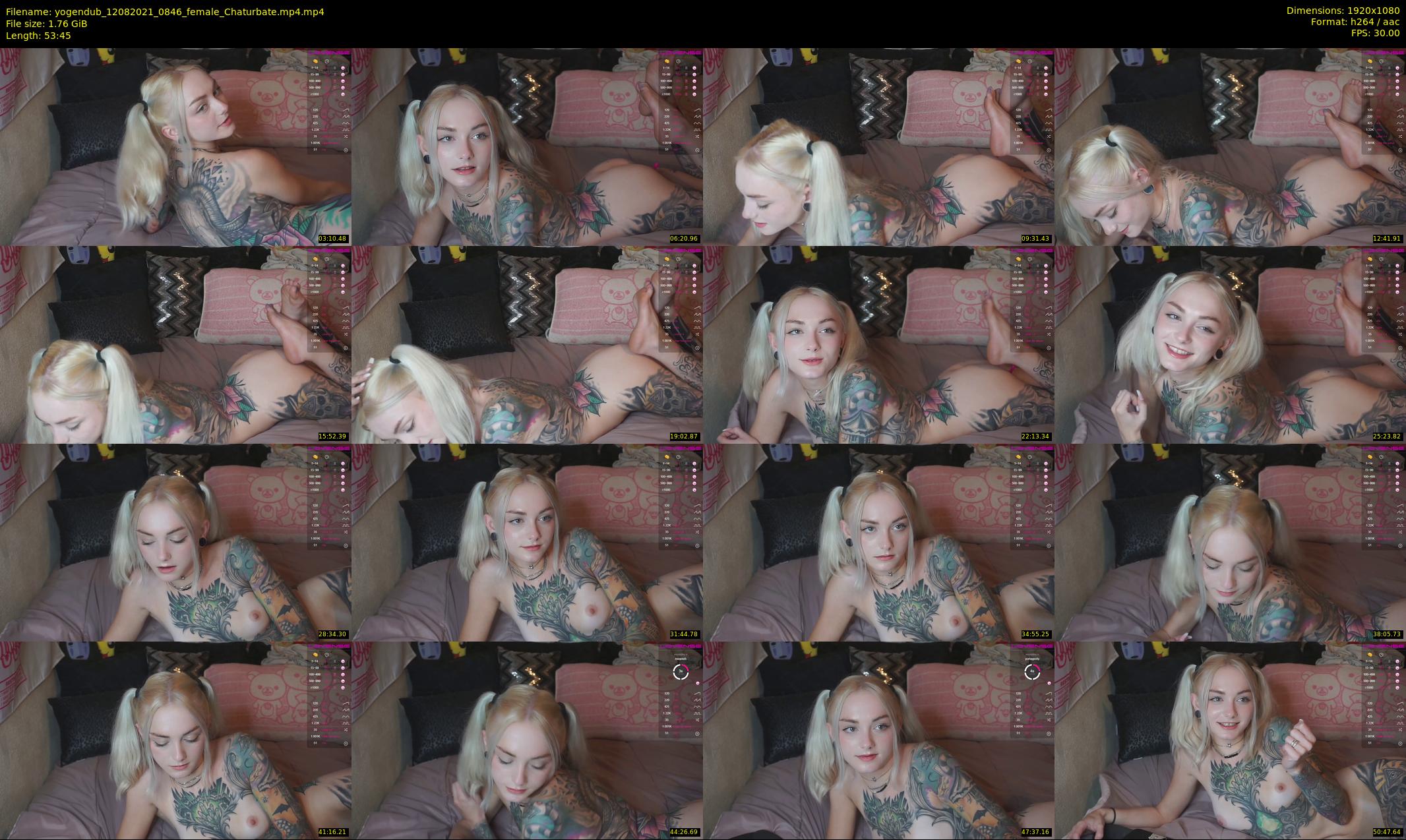 yogendub — 54 minute Chaturbate female cam show recording, 1080p, Aug 12, 2021