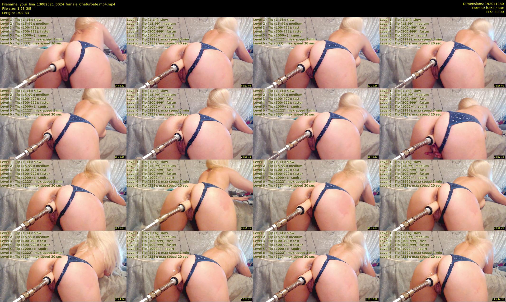 your_lina — 70 minute Chaturbate female cam show recording, 1080p, Aug 13, 2021