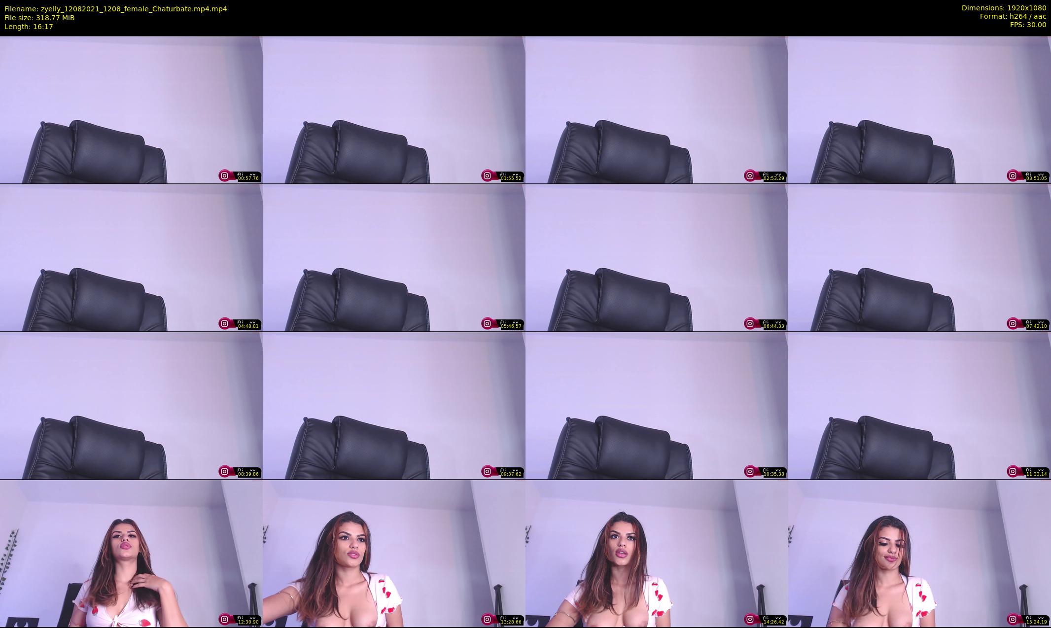 zyelly — 17 minute Chaturbate female cam show recording, 1080p, Aug 12, 2021