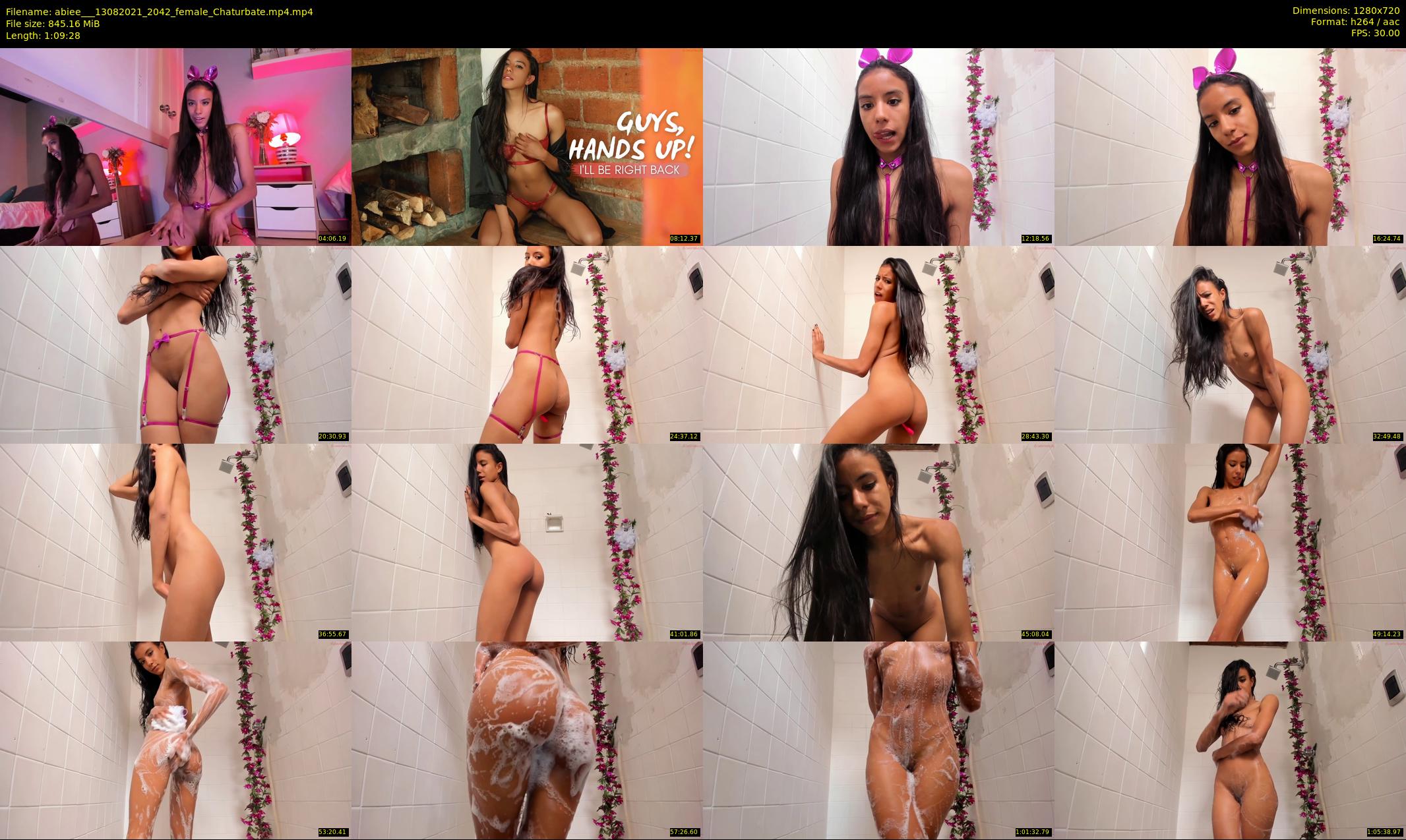 abiee__ — 70 minute Chaturbate female cam show recording, 720p, Aug 13, 2021