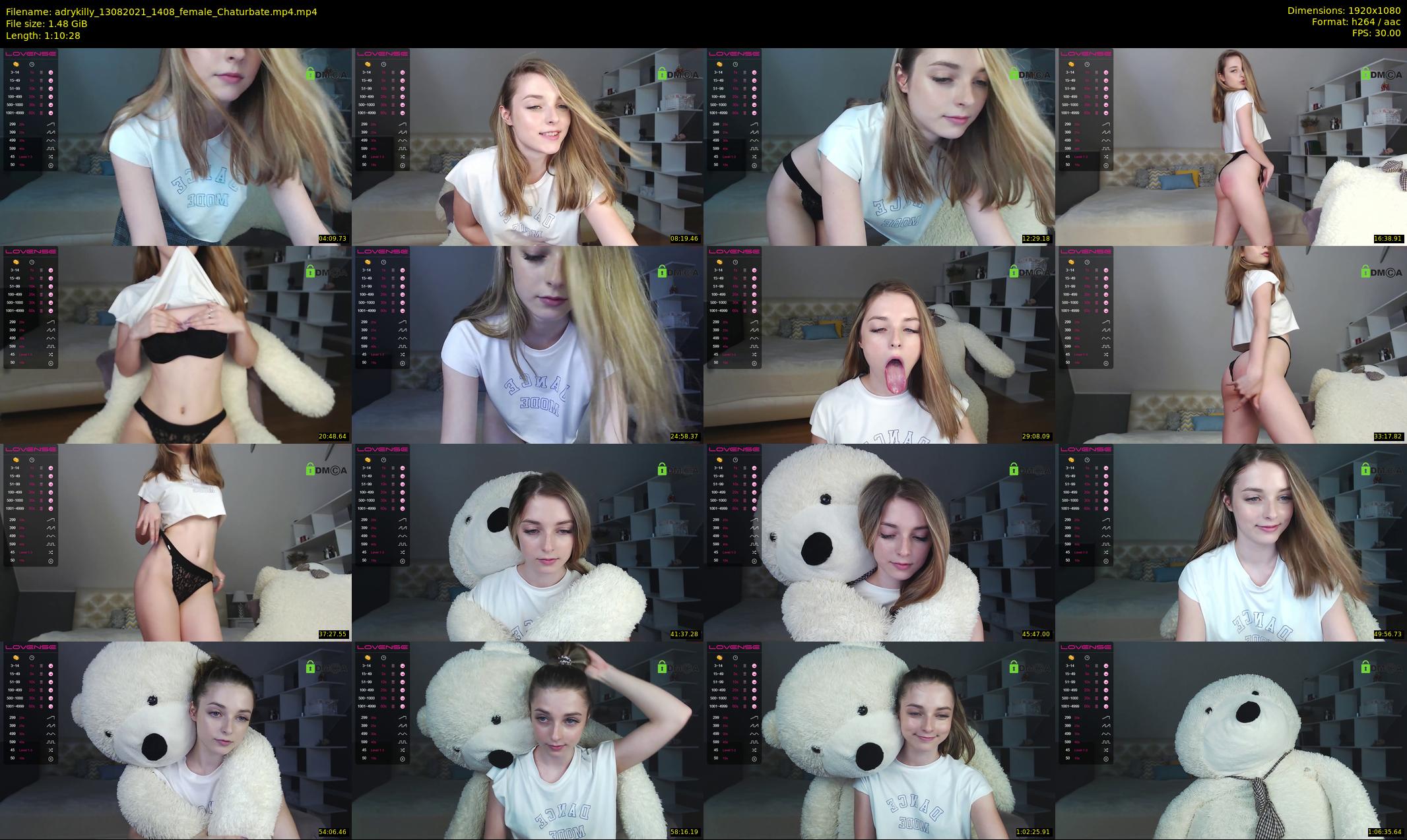 adrykilly — 71 minute Chaturbate female cam show recording, 1080p, Aug 13, 2021