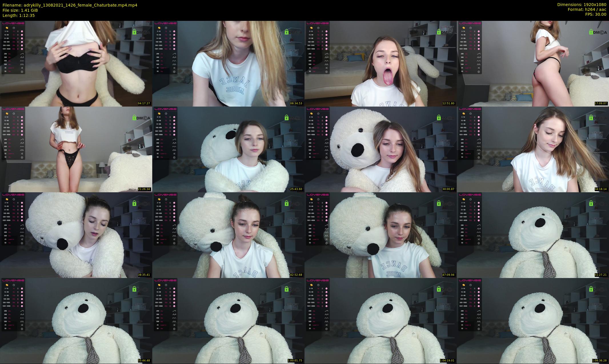 adrykilly — 73 minute Chaturbate female cam show recording, 1080p, Aug 13, 2021
