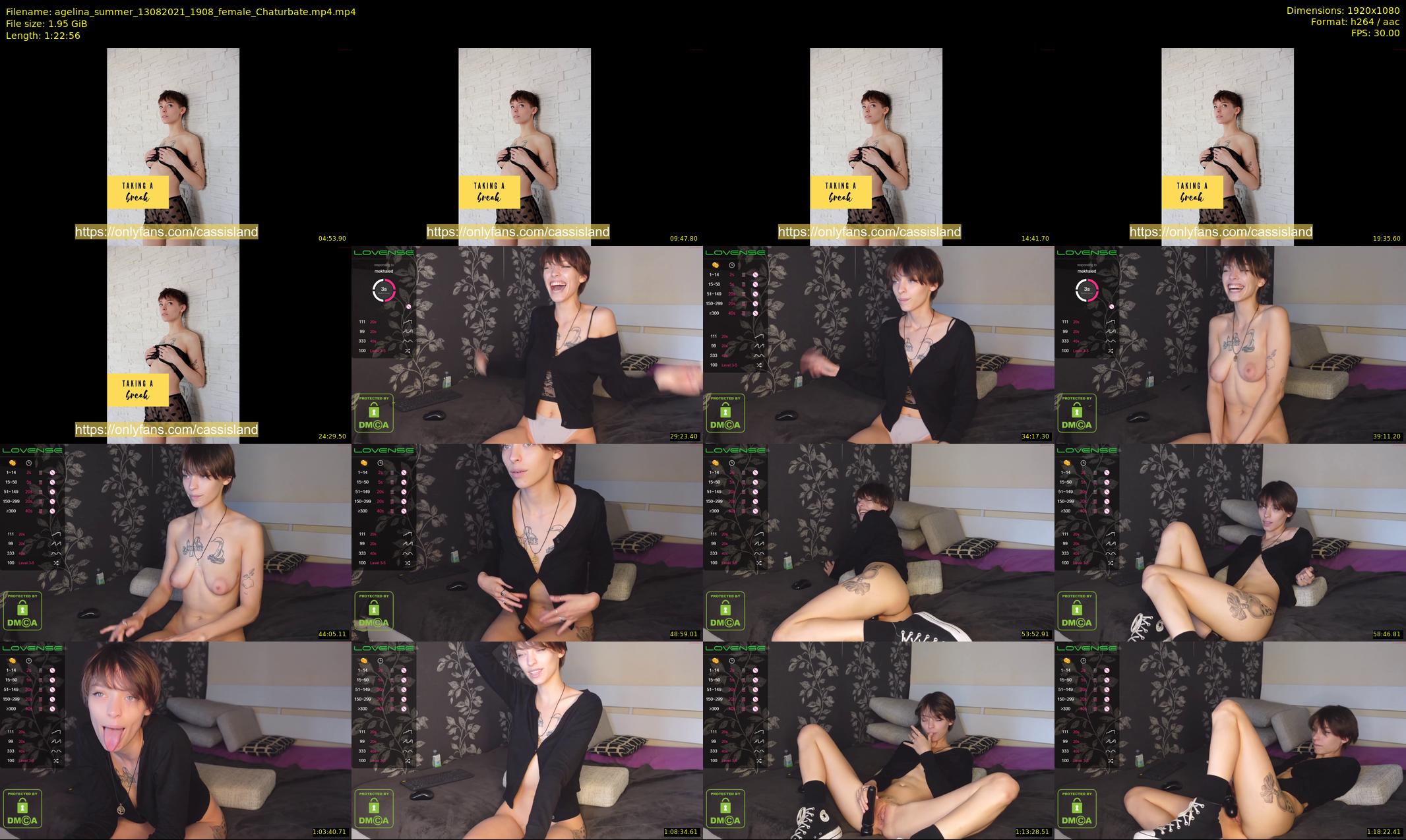 agelina_summer — 83 minute Chaturbate female cam show recording, 1080p, Aug 13, 2021