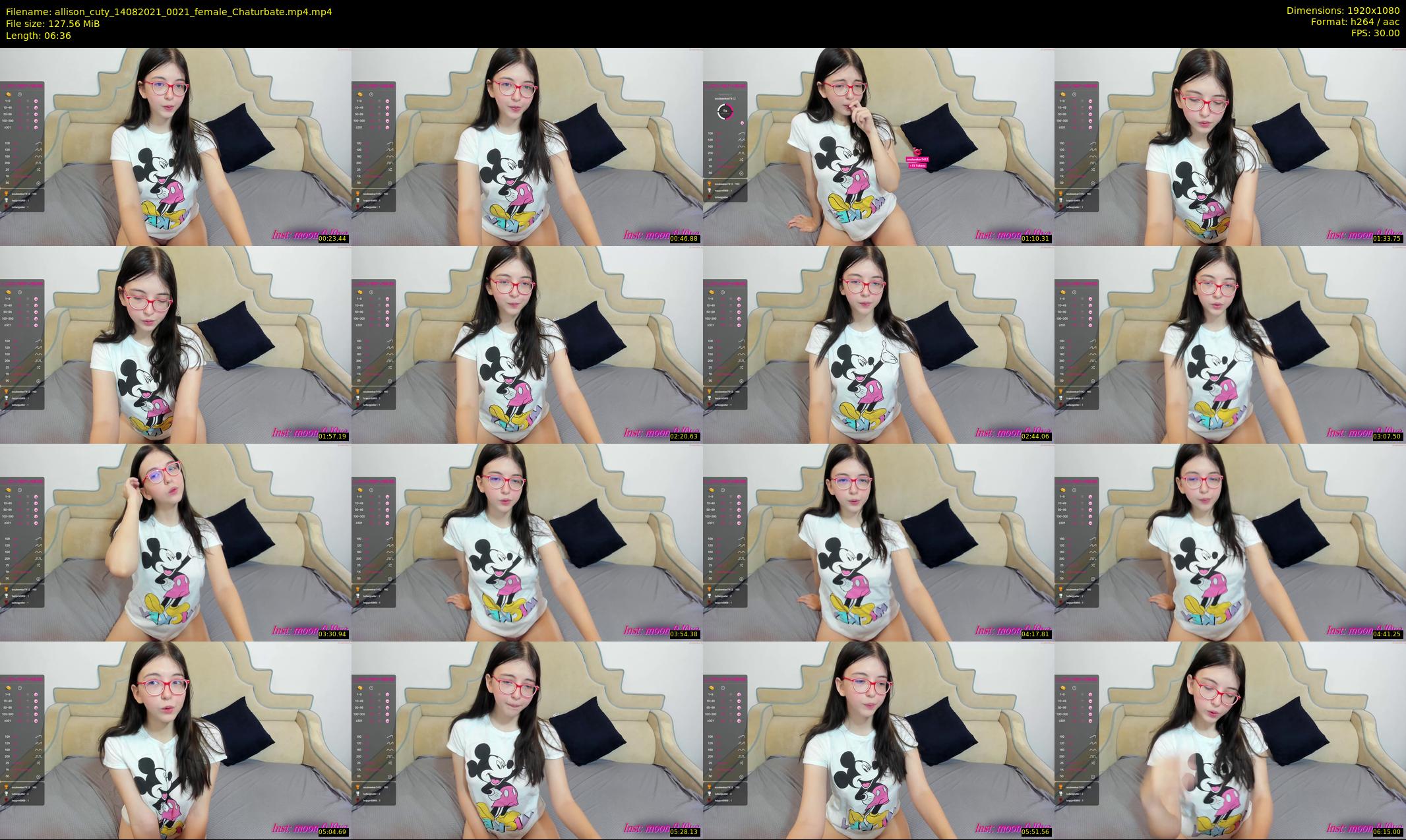 allison_cuty — 7 minute Chaturbate female cam show recording, 1080p, Aug 14, 2021