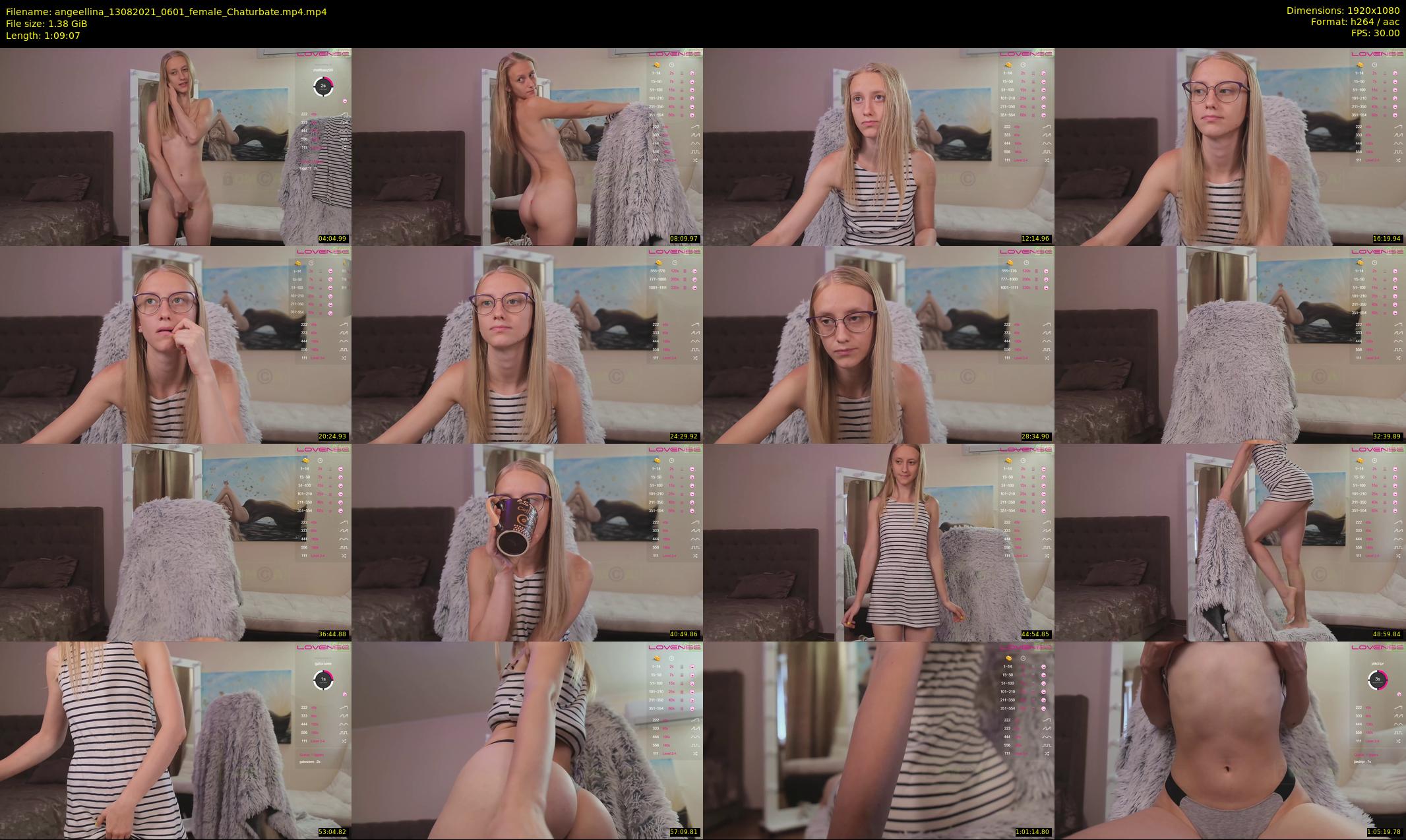 angeellina — 70 minute Chaturbate female cam show recording, 1080p, Aug 13, 2021