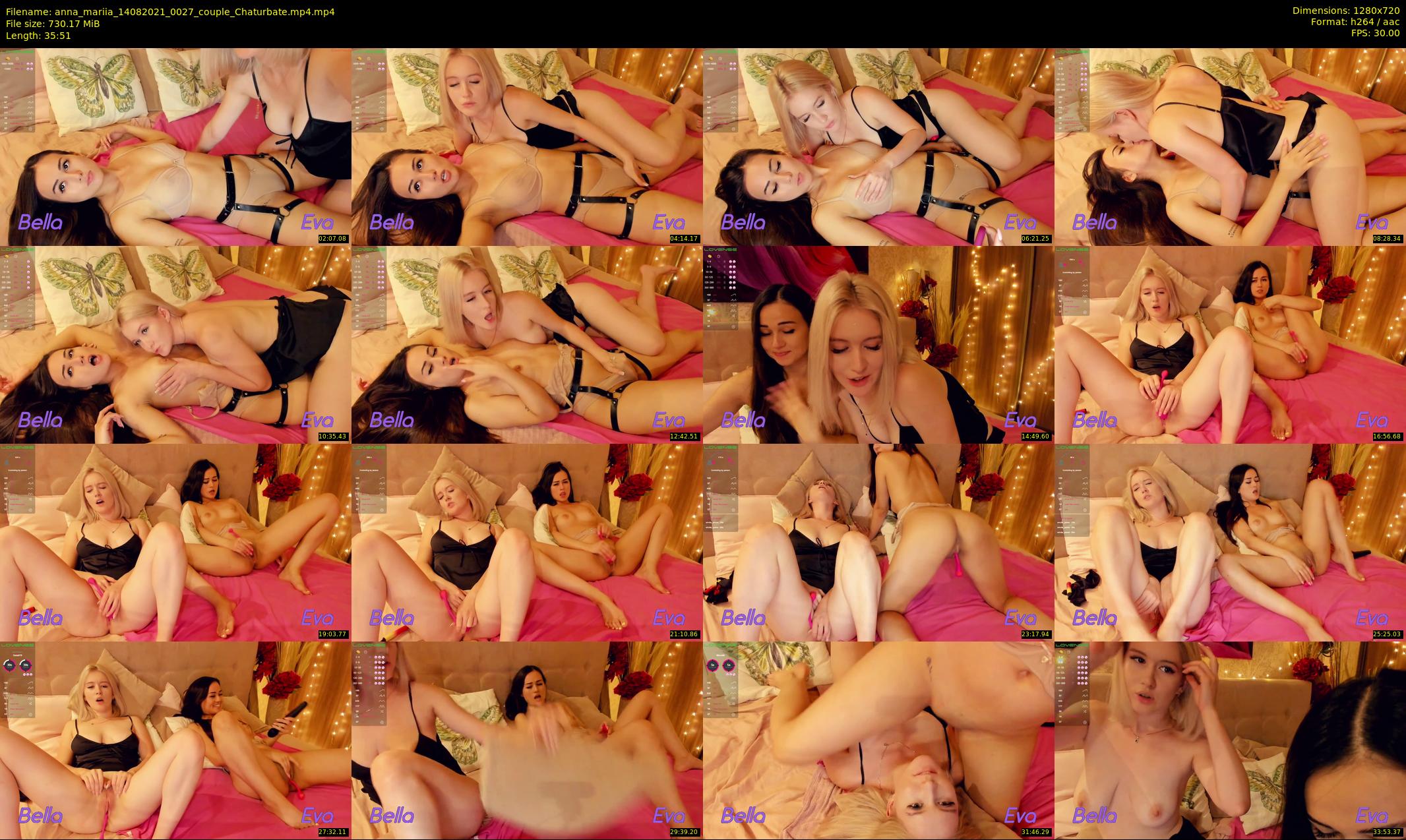 anna_mariia — 36 minute Chaturbate couple cam show recording, 720p, Aug 14, 2021